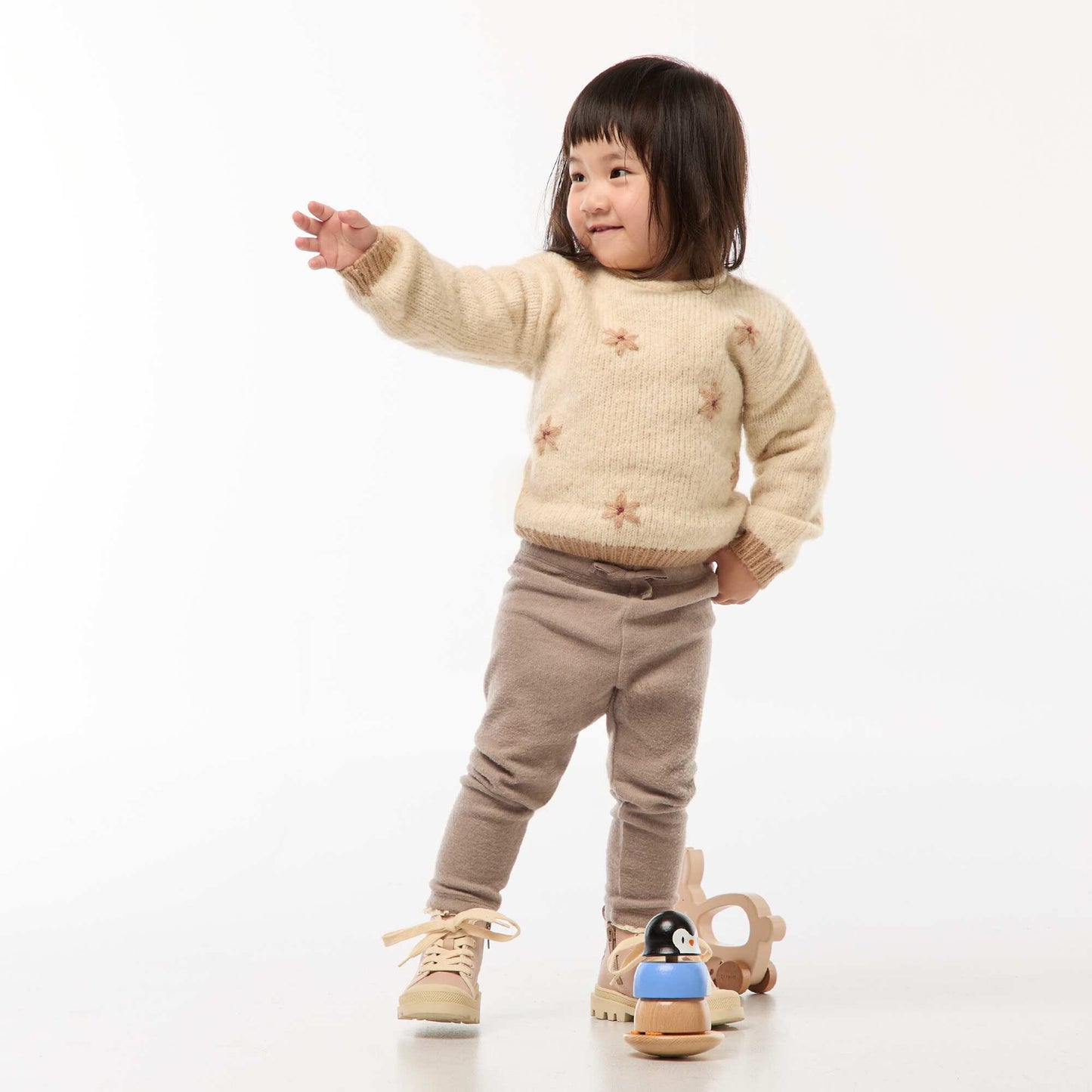 Super Soft Knit Leggings BEIGE