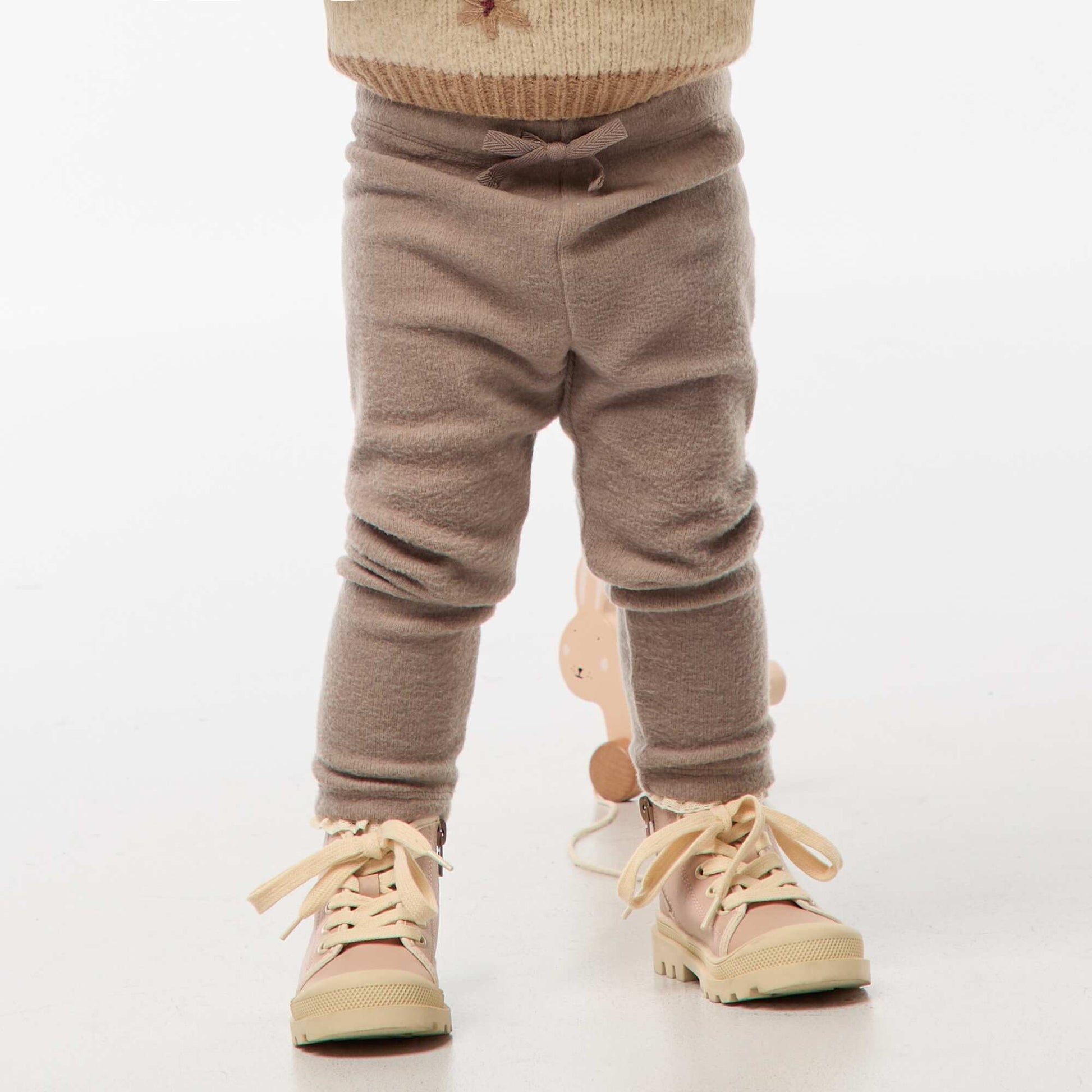 Super Soft Knit Leggings BEIGE