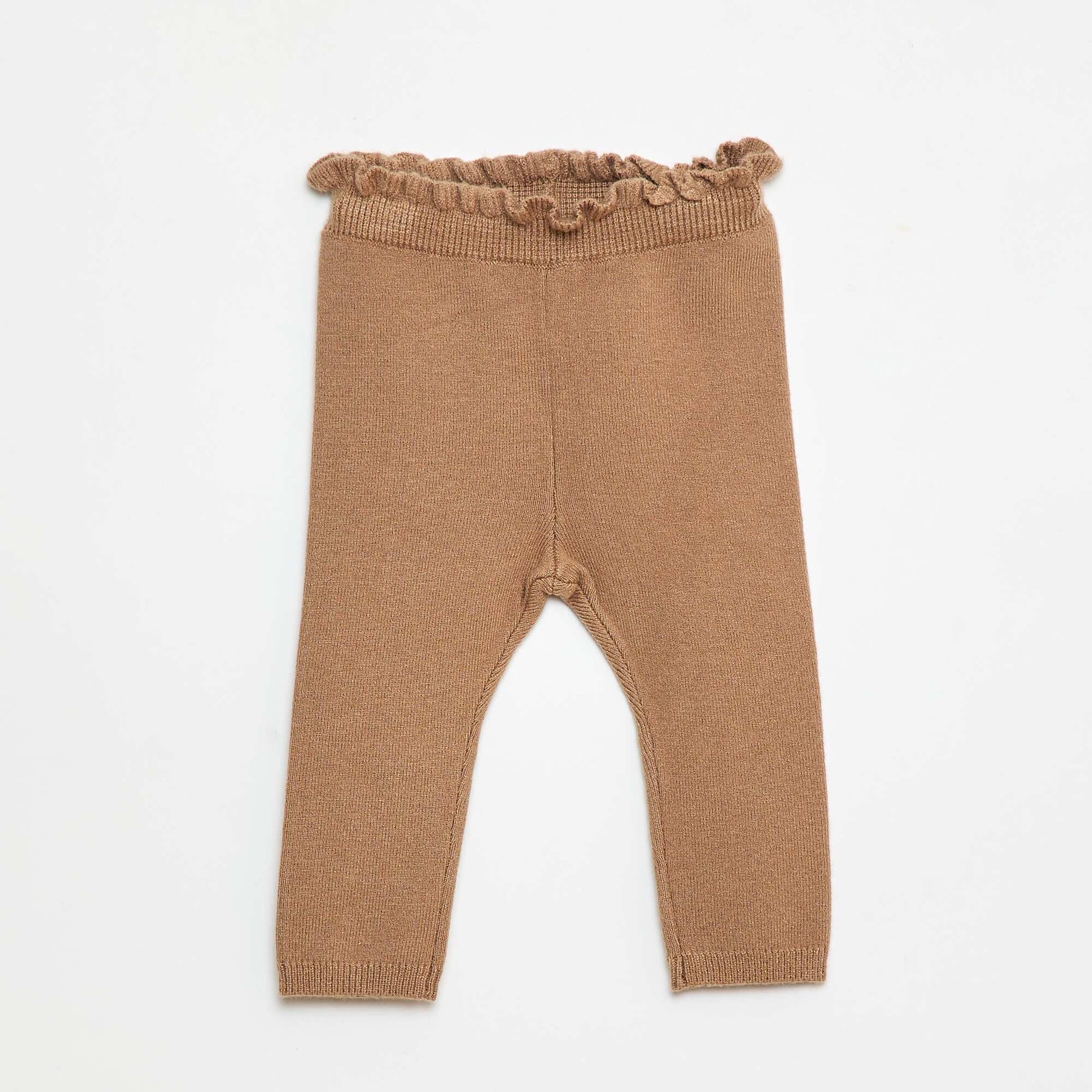 Fancy Leggings Set + Lace Socks BROWN