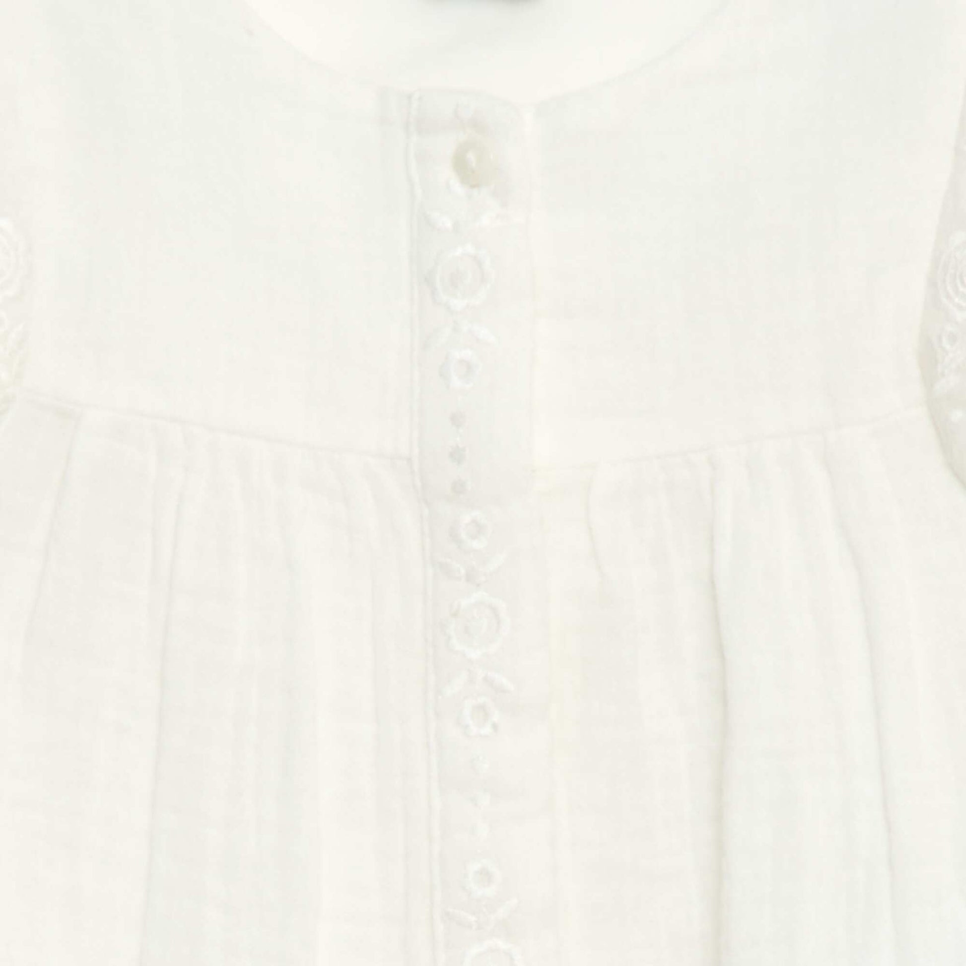 Cotton Gauze Blouse WHITE
