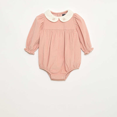 Velour Romper PINK