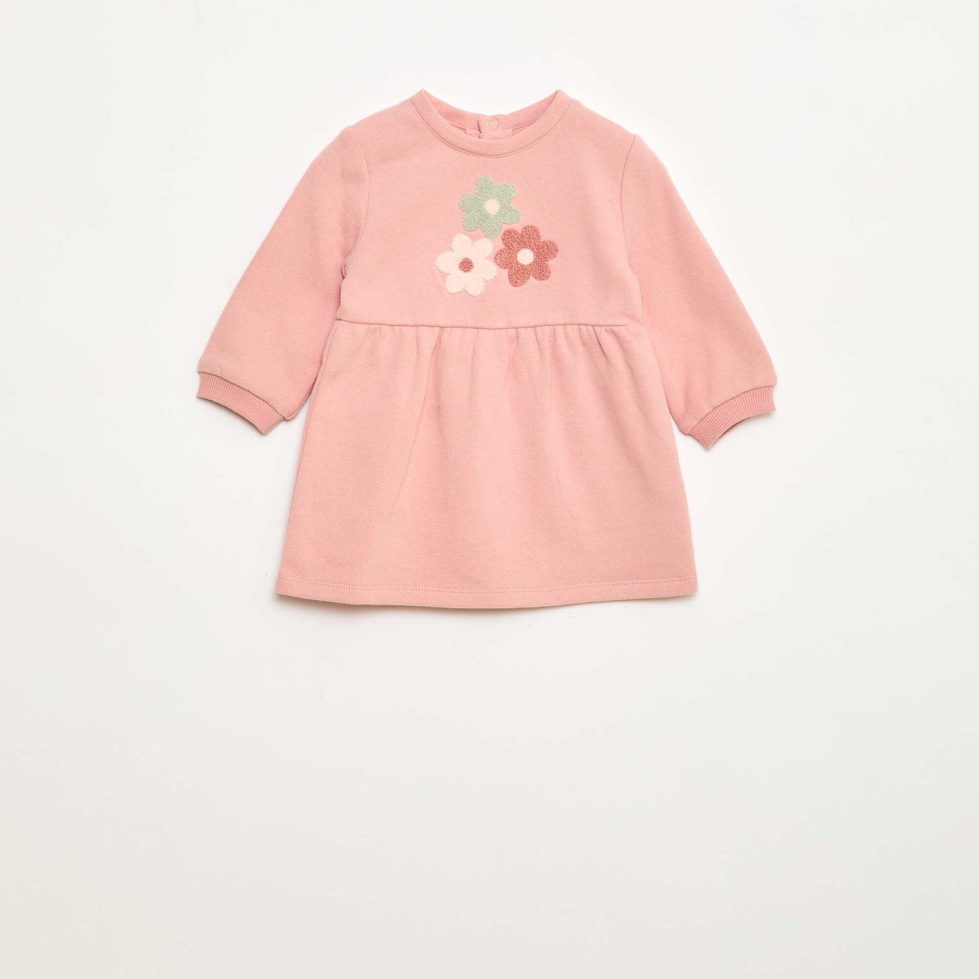 Animated Fleece Dress PINK