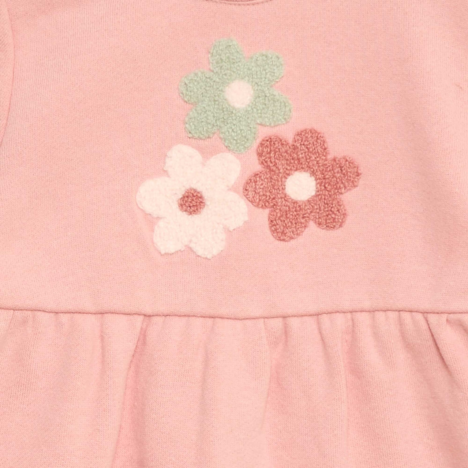 Animated Fleece Dress PINK