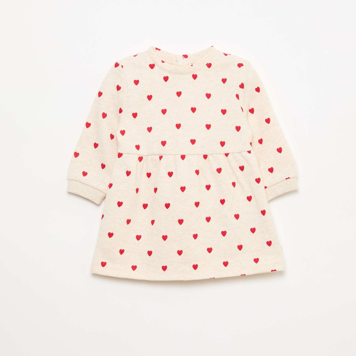 Animated Fleece Dress BEIGE