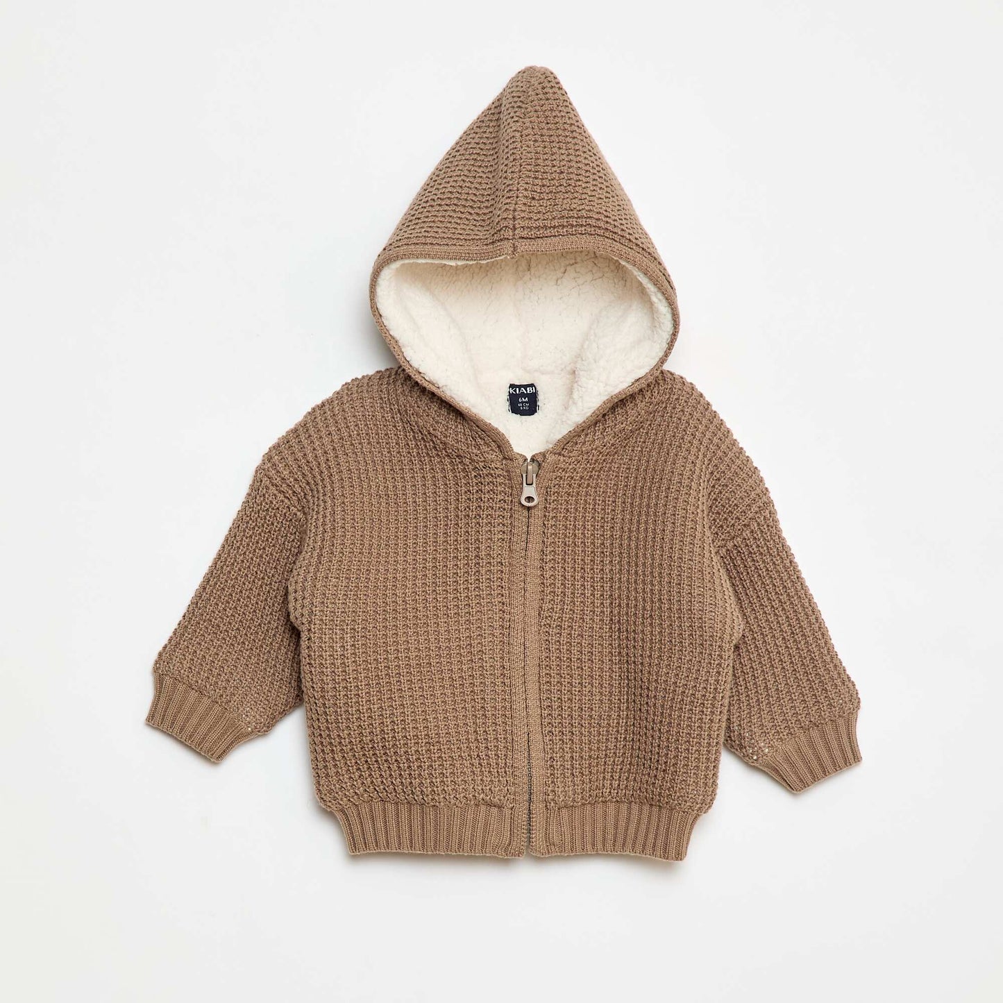 Warm Cotton Cardigan BROWN