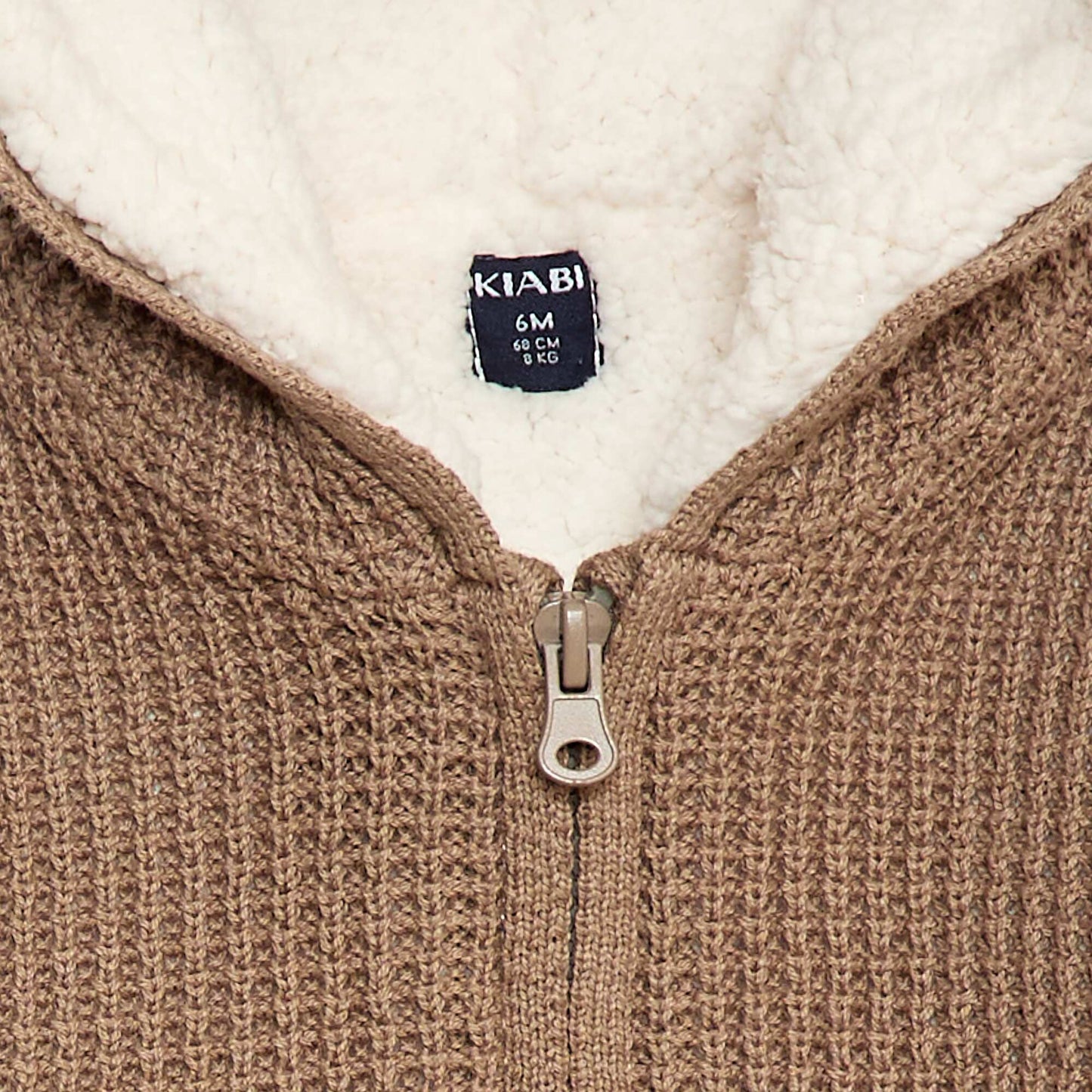 Warm Cotton Cardigan BROWN