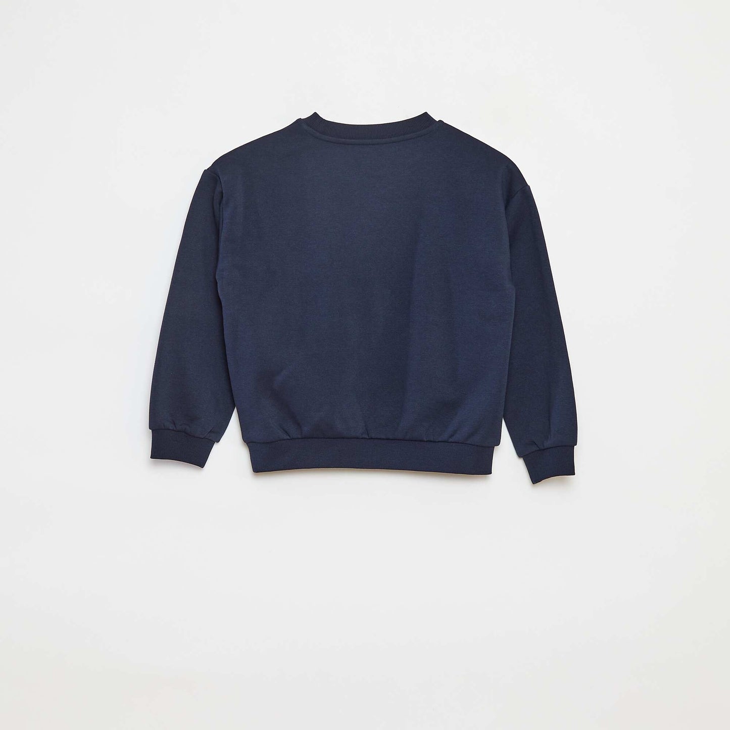 Long-sleeved sweatshirt with print BLUE