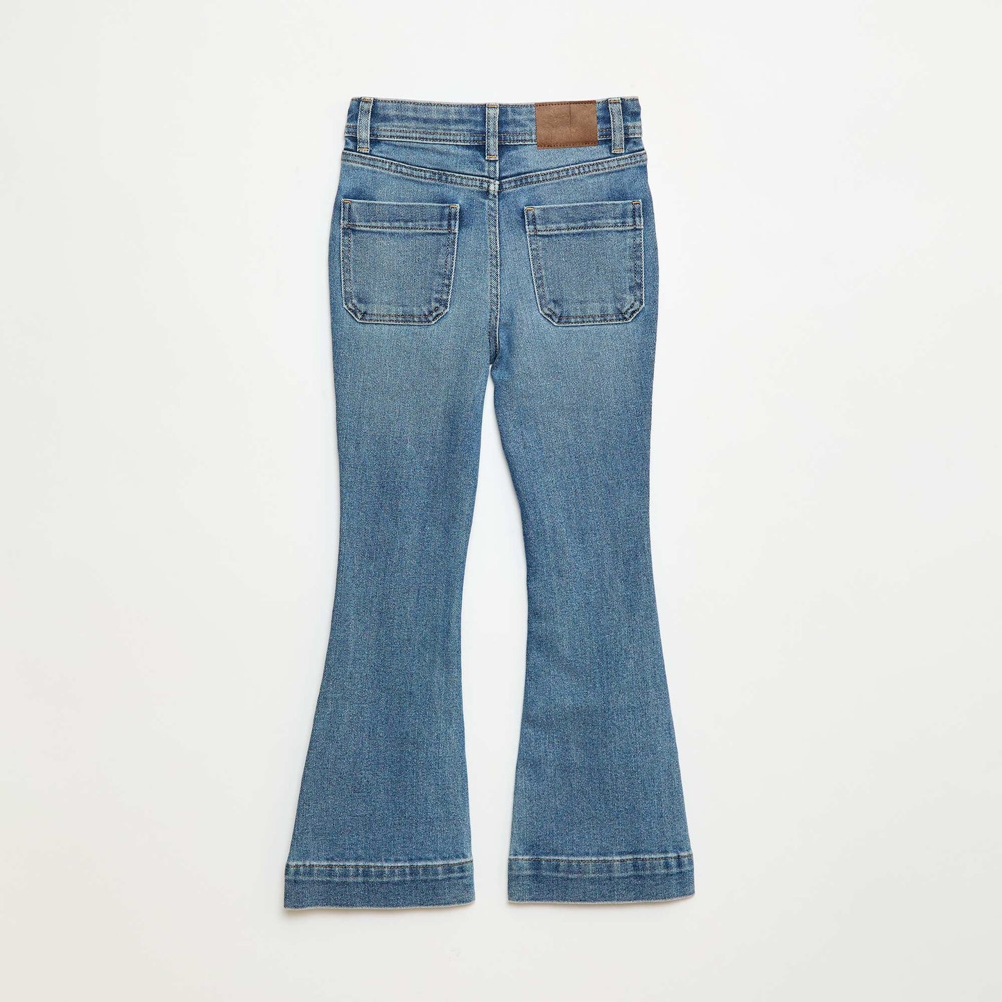 Flared/bootcut jeans with patch pockets BLUE