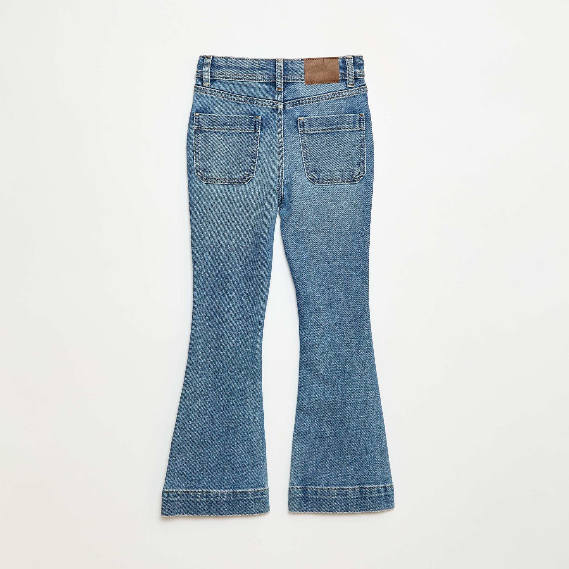 Flared/bootcut jeans with patch pockets BLUE