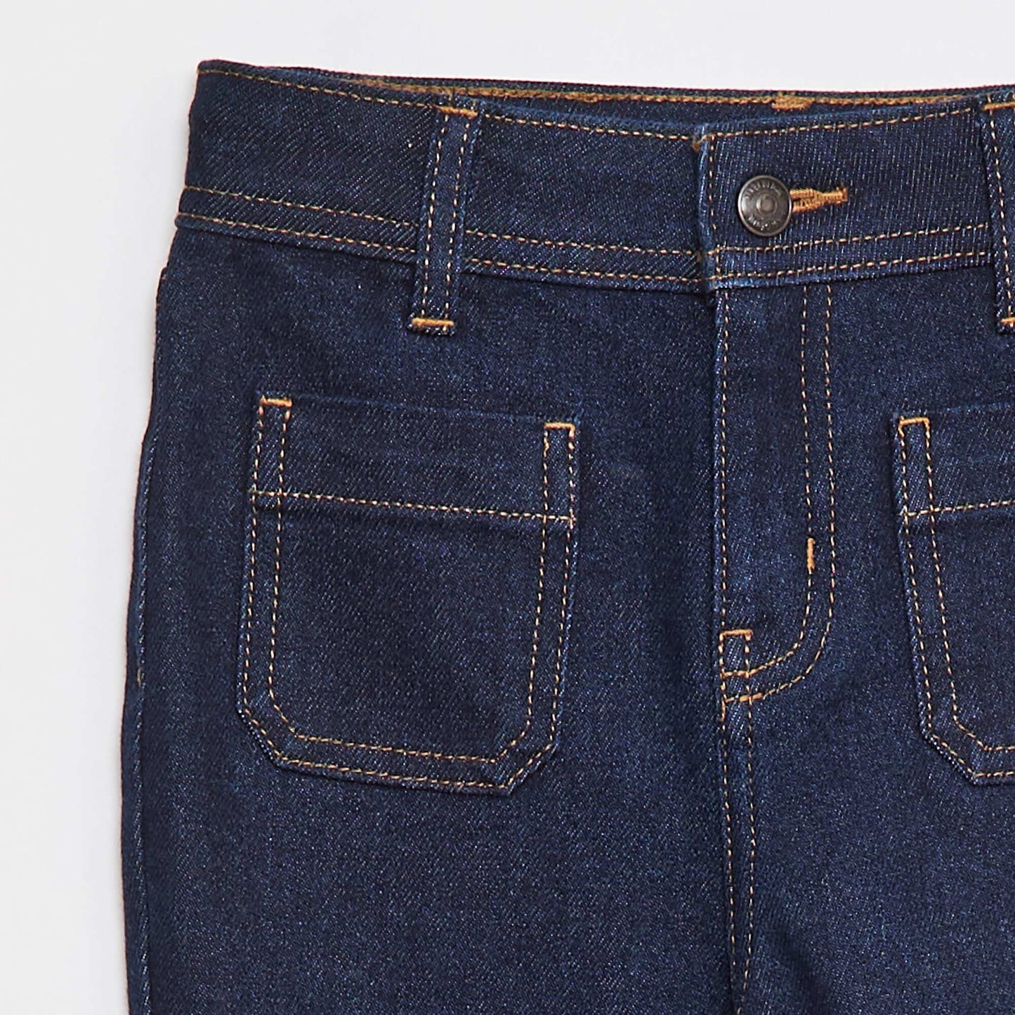 Flared/bootcut jeans with patch pockets BLUE