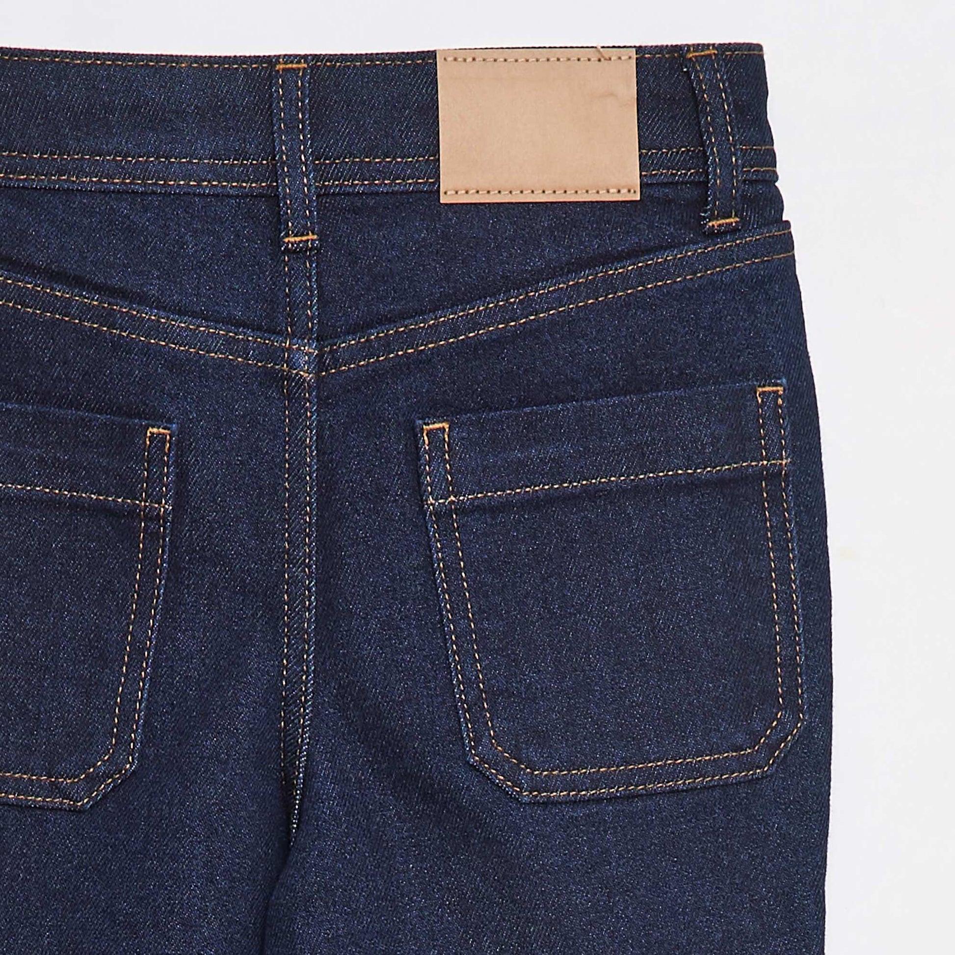 Flared/bootcut jeans with patch pockets BLUE
