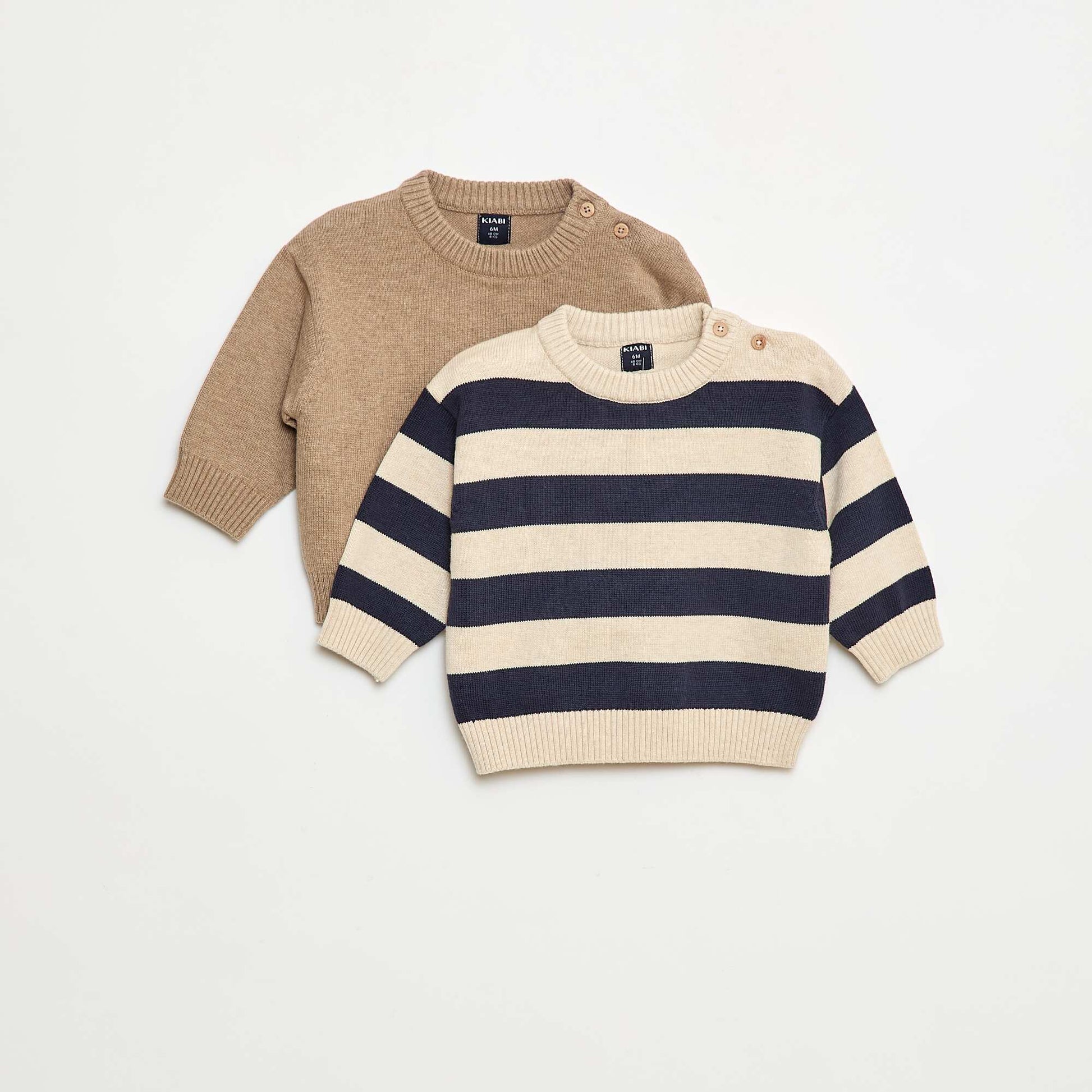 Long-Sleeve Sweater Set - 2 Pieces BLUE