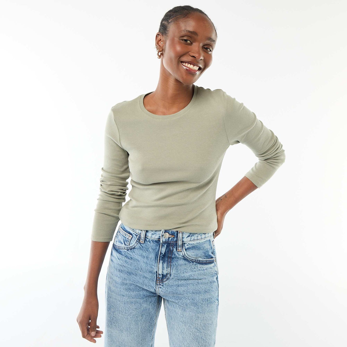 Long-sleeved T-shirt GREEN