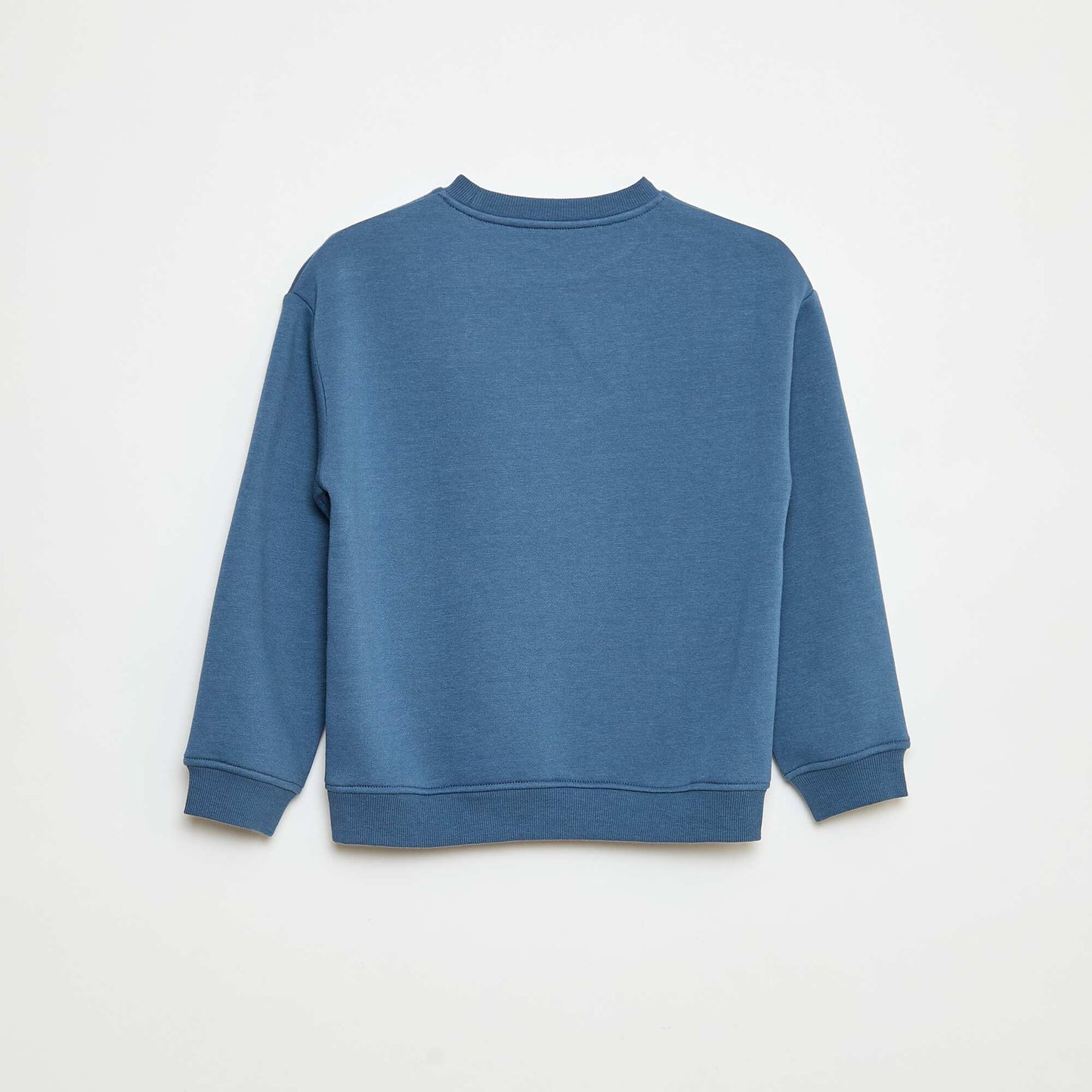 Printed loose-fit sweatshirt BLUE