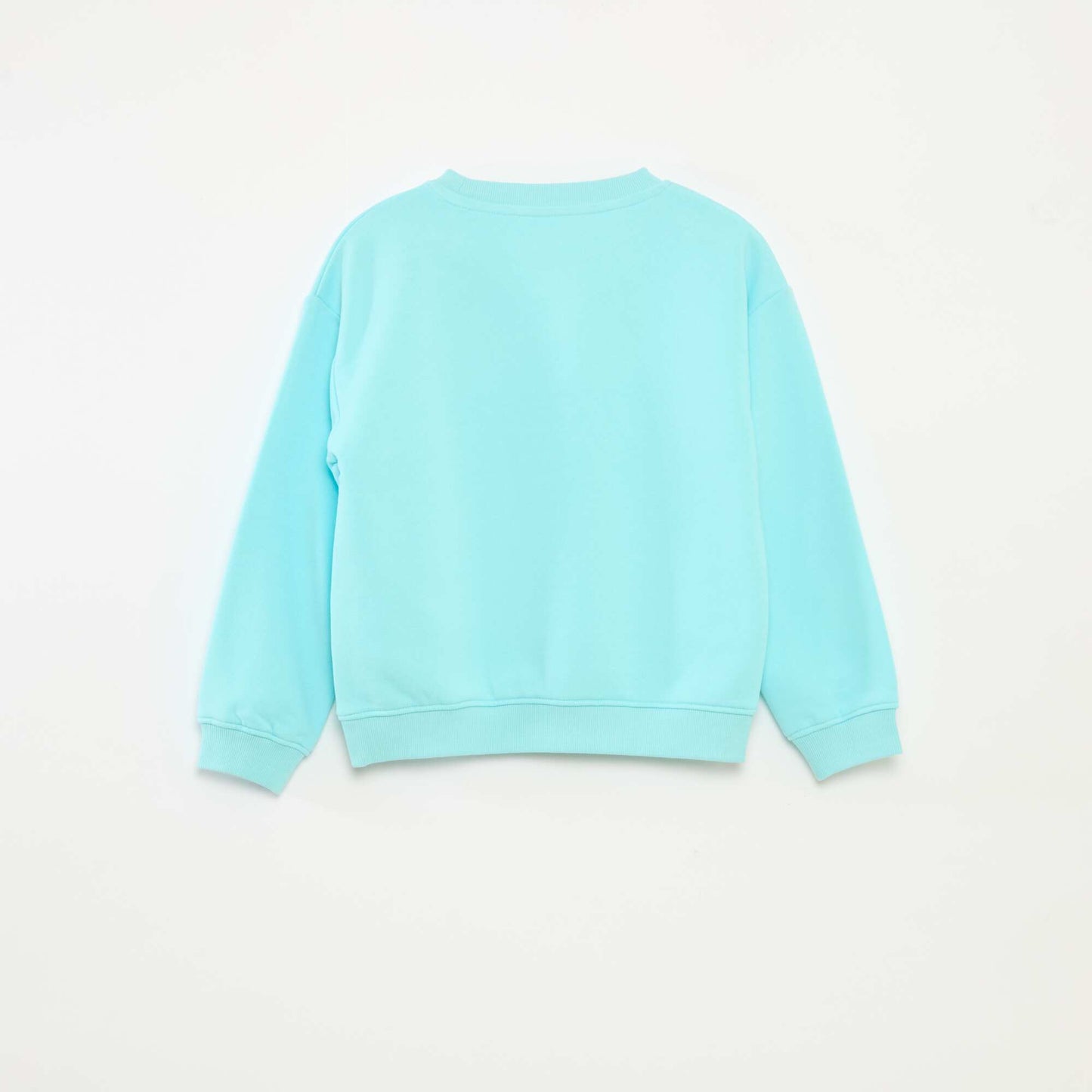 Printed loose-fit sweatshirt BLUE