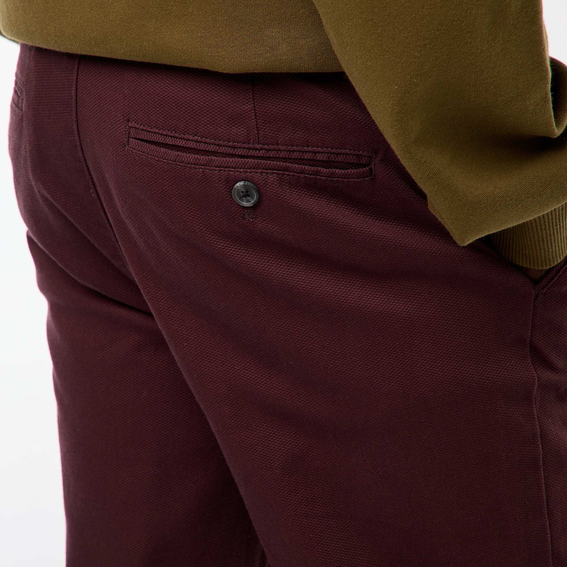 Twill Chino Trousers PURPLE
