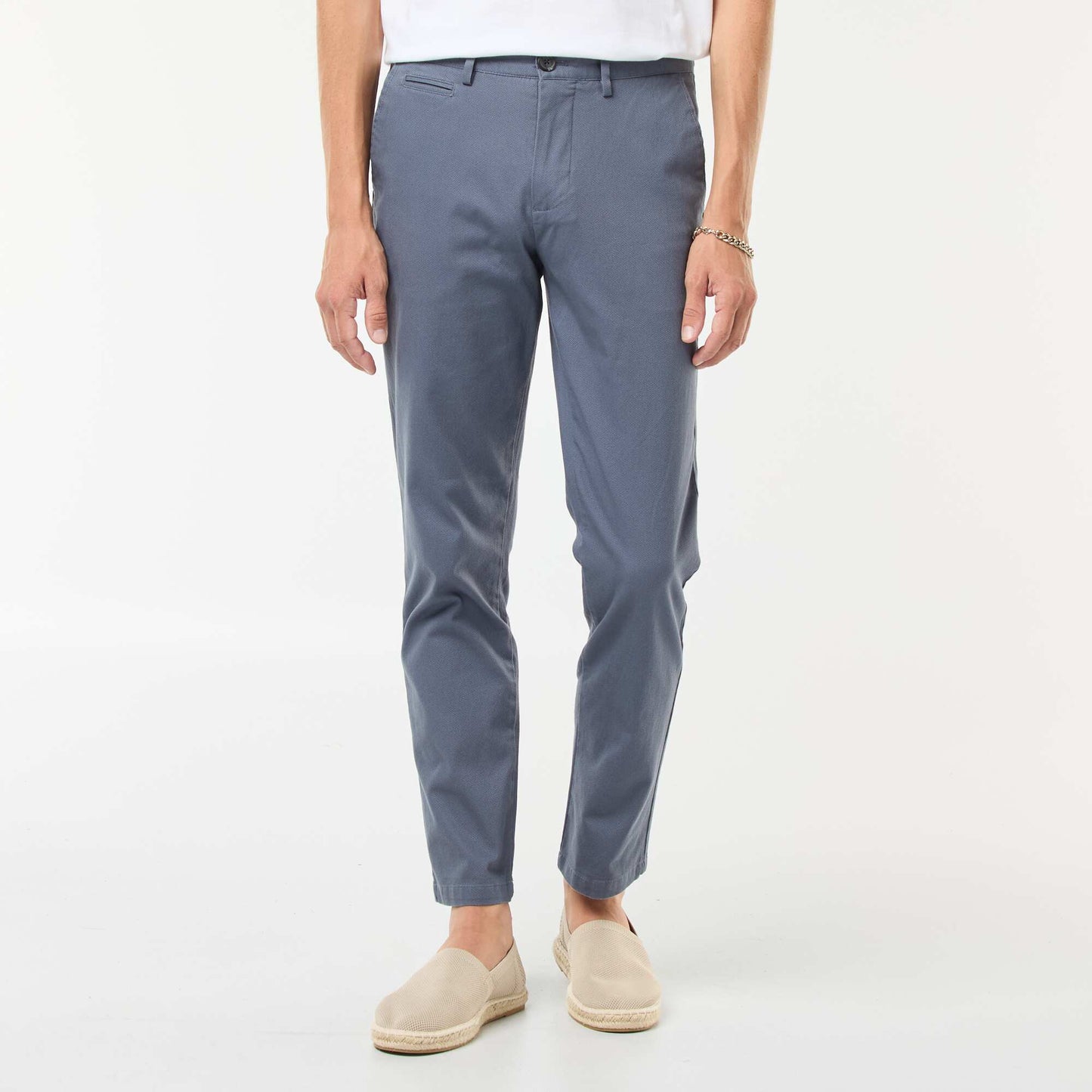 Twill Chino Trousers GREY