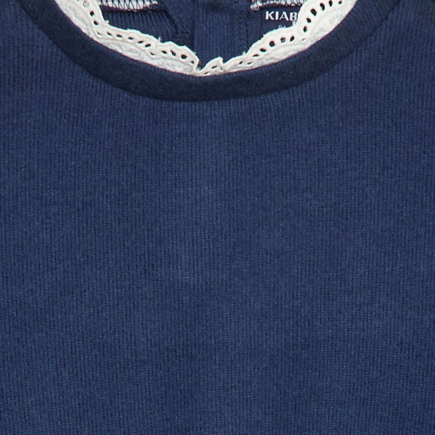 Plain Lace T-Shirt BLUE