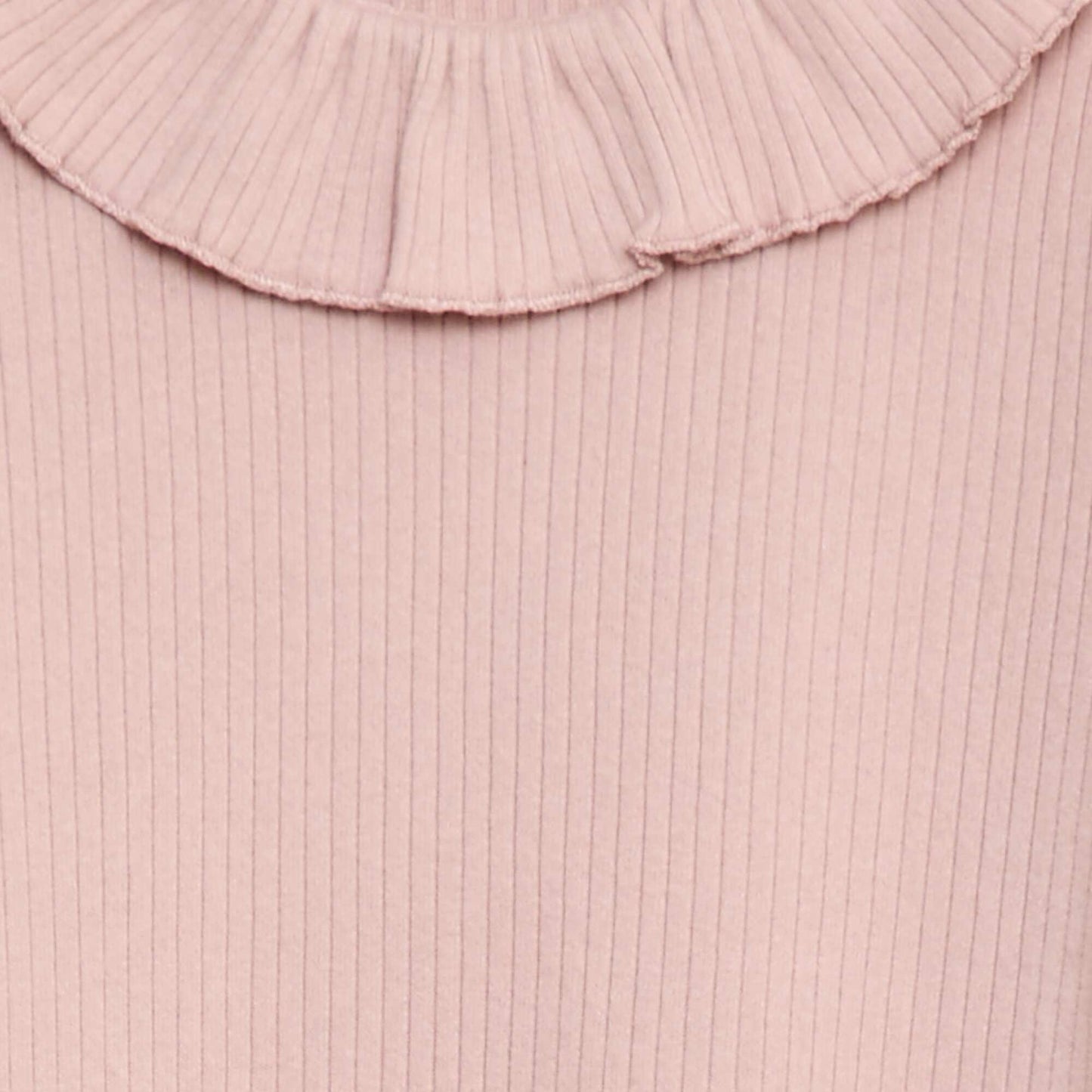 Ribbed Knit T-Shirt PURPLE