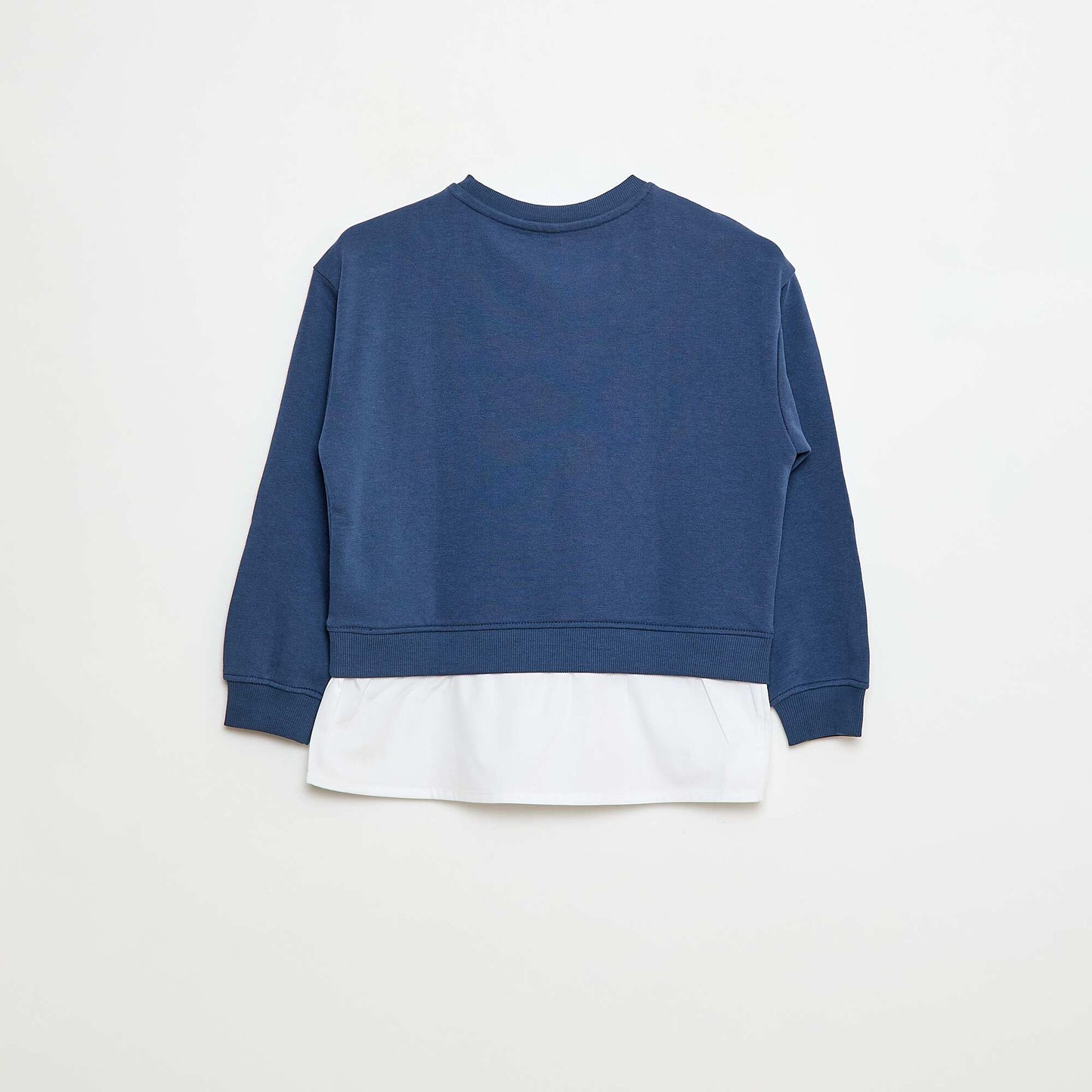 2-in-1 Effect Shirt Tee BLUE