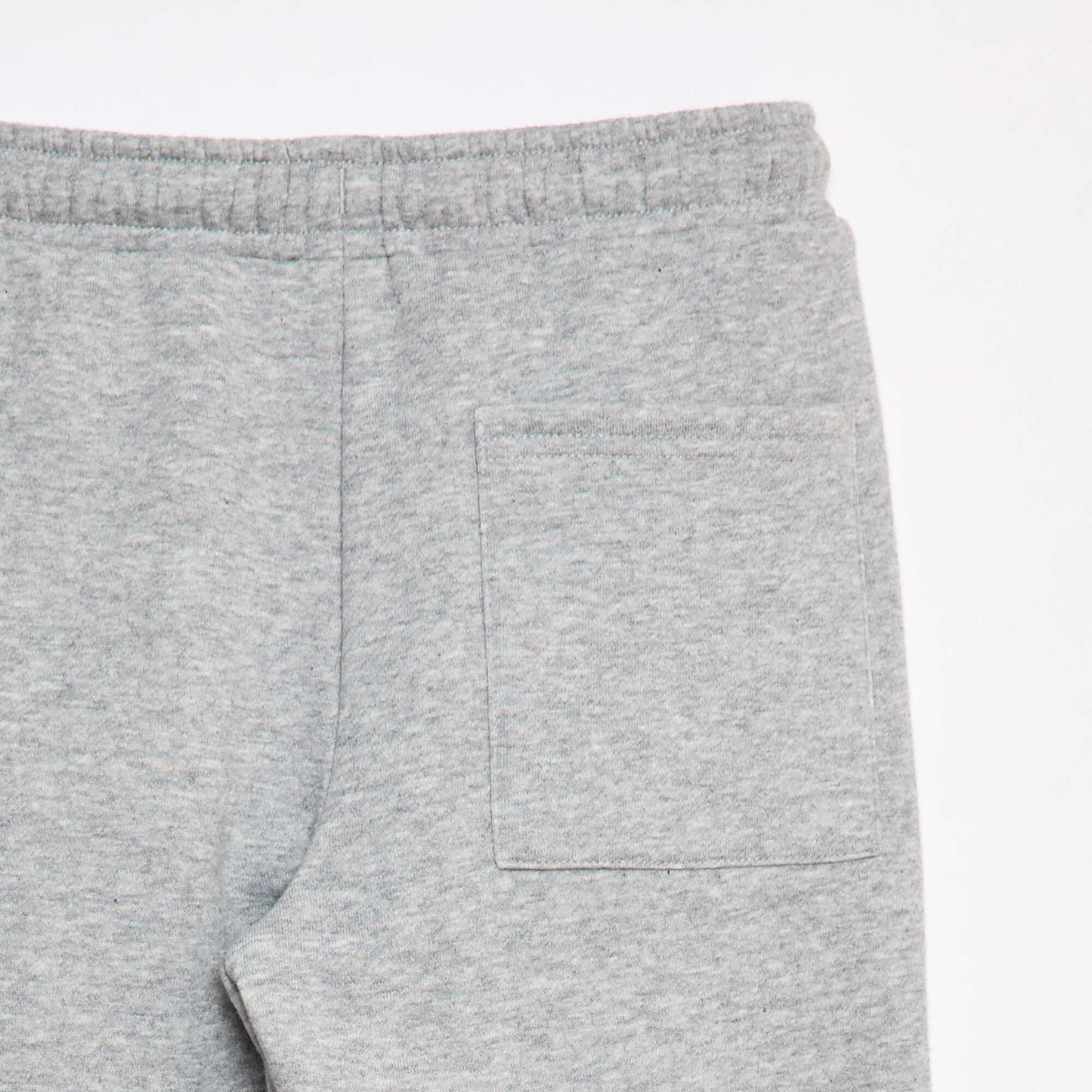 Plain sweatshirt fabric joggers GREY