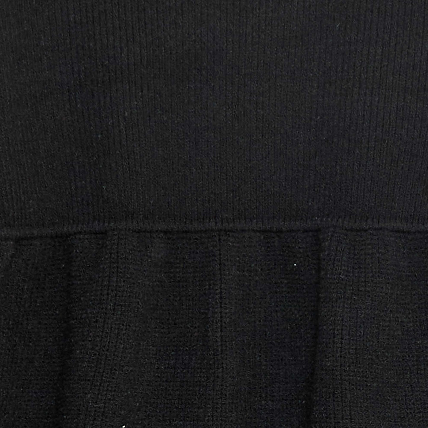 Soft Knit Sweater Dress BLACK