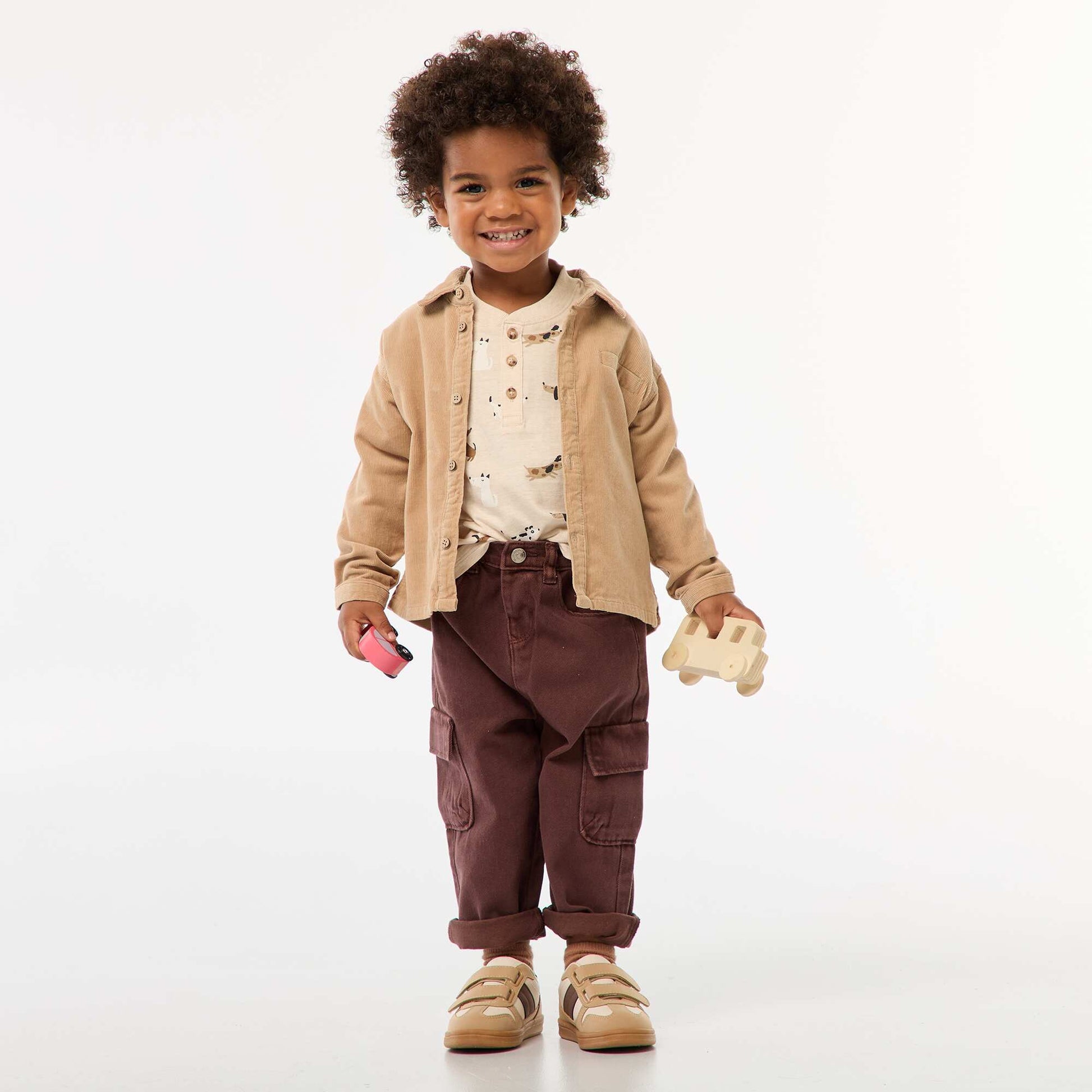 Corduroy Shirt BEIGE