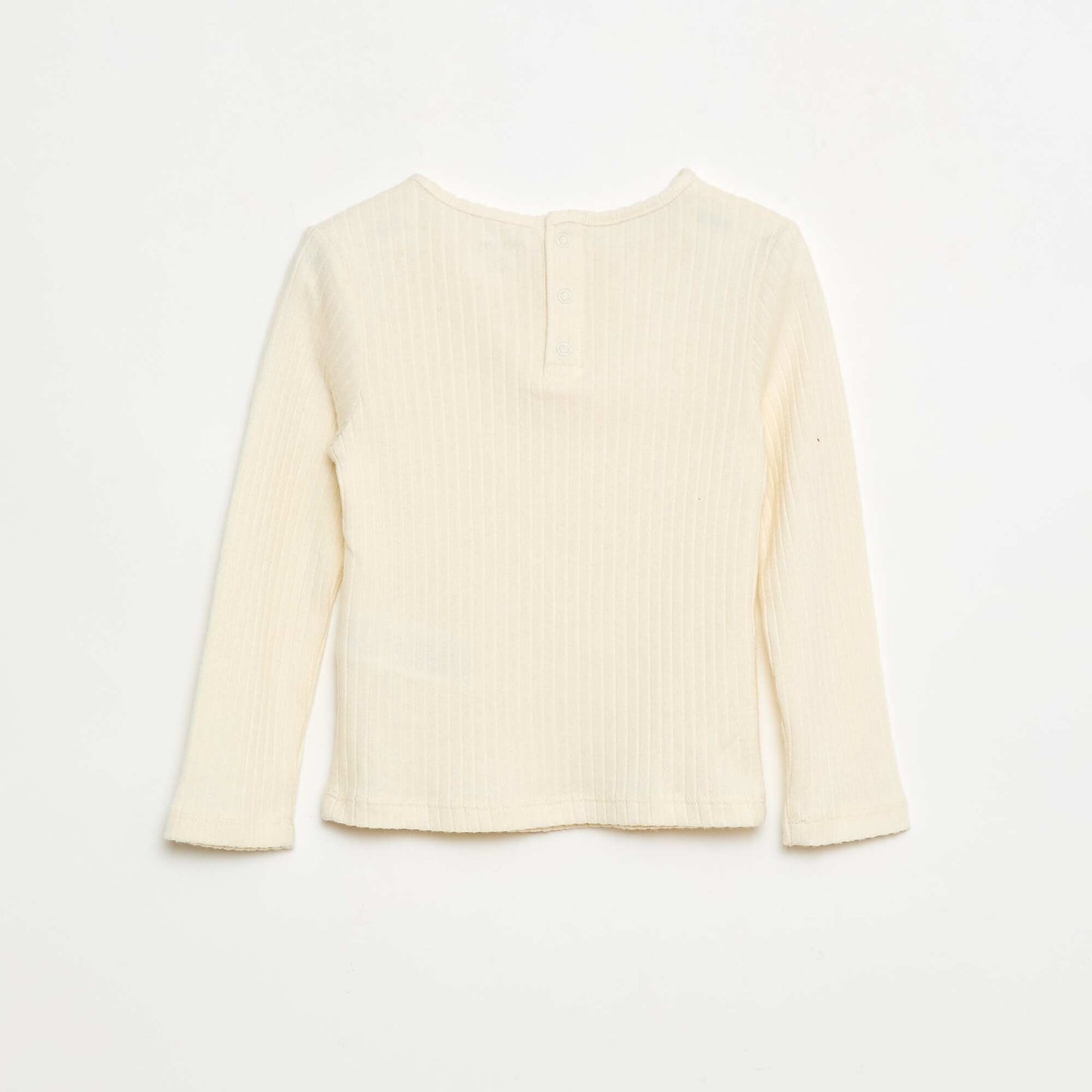 Ribbed Outfit with Sleeveless Jacket - 3 Piece Set BEIGE