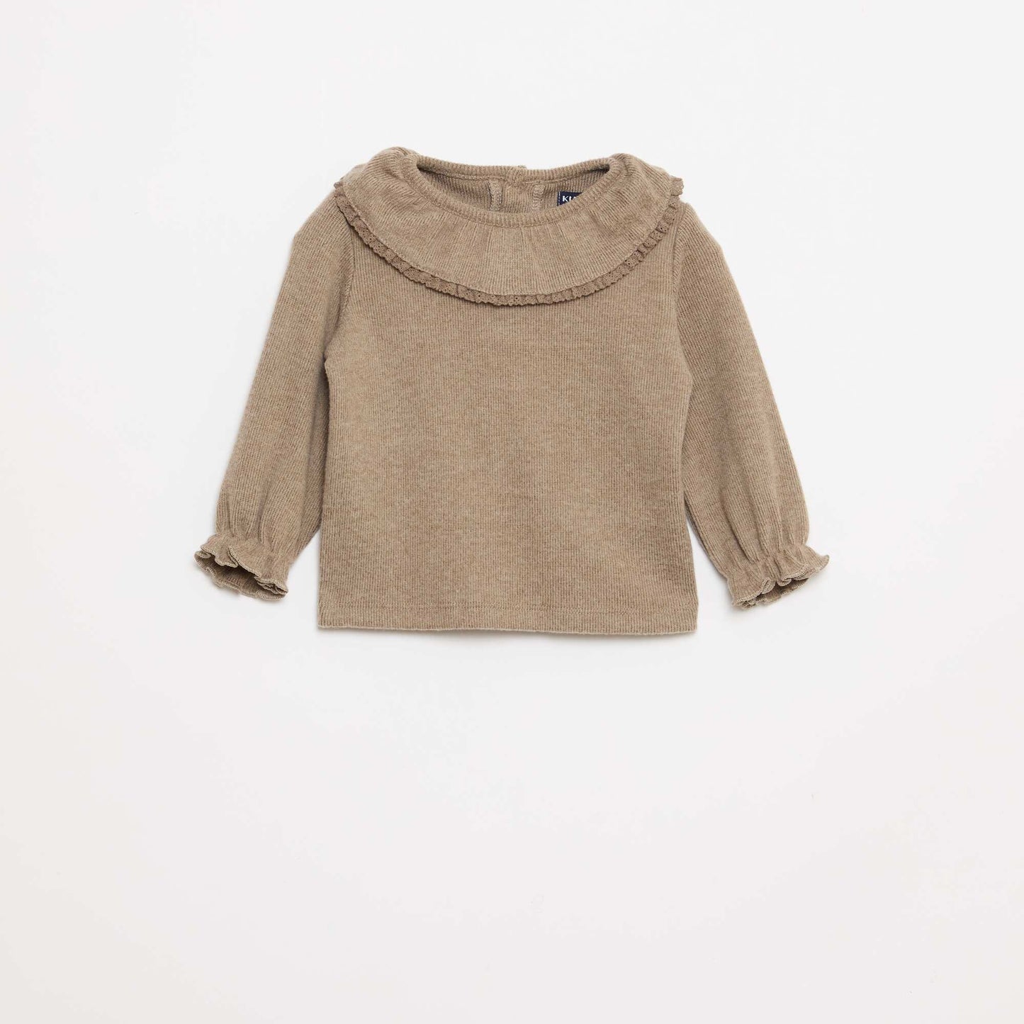 Snuggly Outfit: Plush T-shirt + Leggings - 2 Piece Set BEIGE