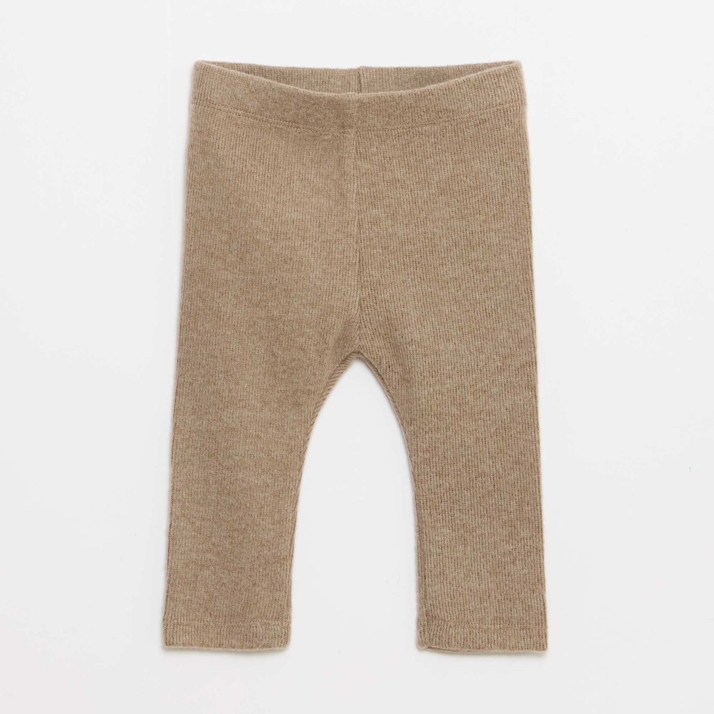 Snuggly Outfit: Plush T-shirt + Leggings - 2 Piece Set BEIGE