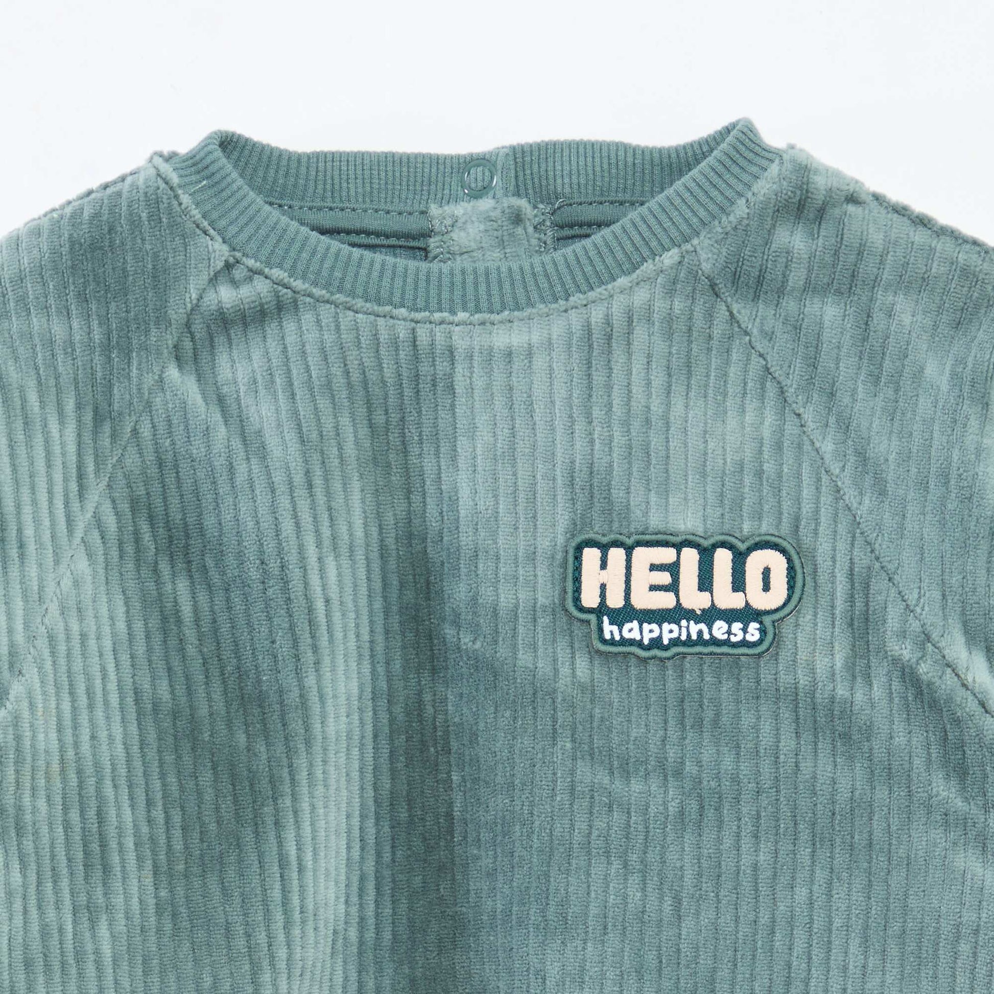 Corduroy Sweatshirt GREEN