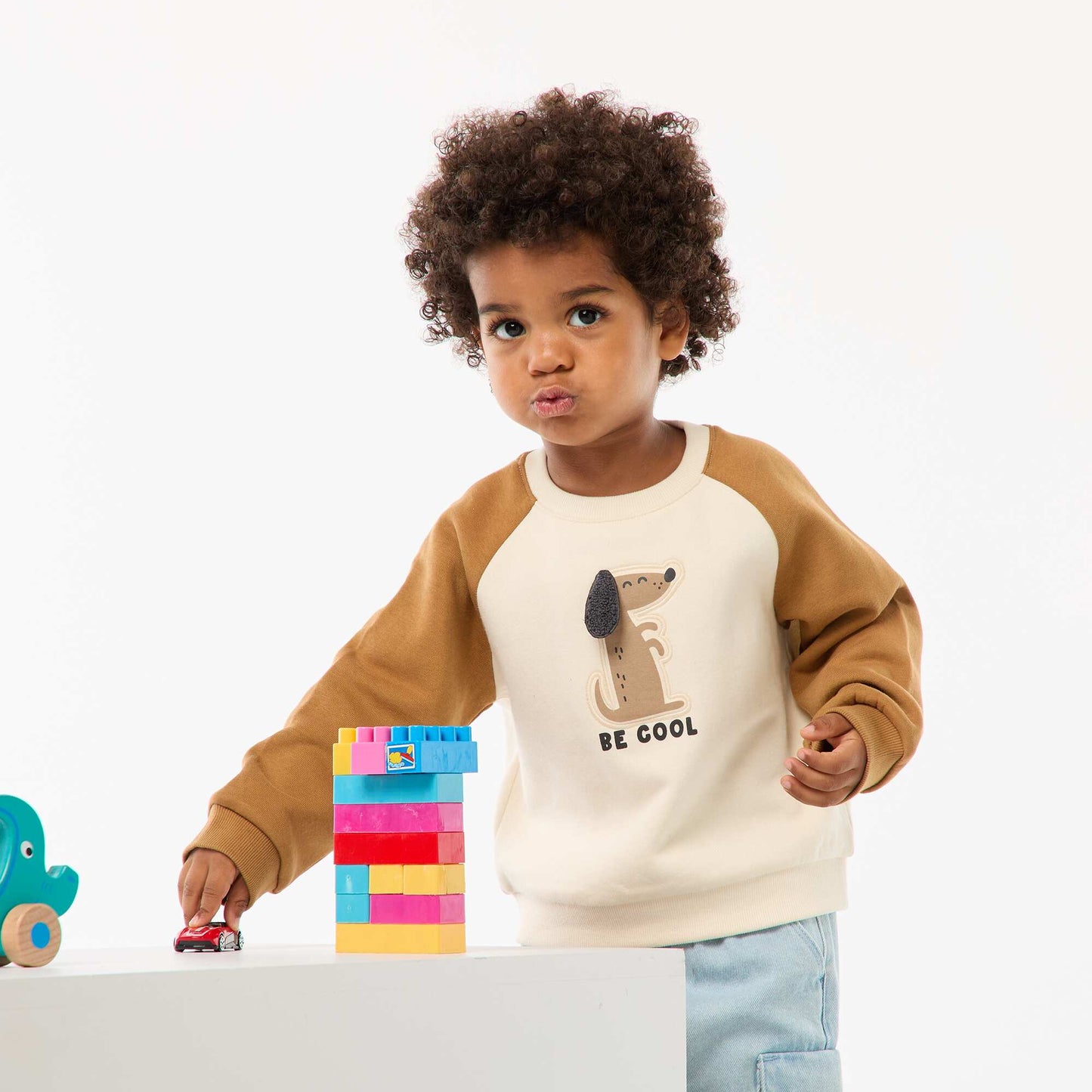 Animated Crew Neck Sweatshirt WHITE
