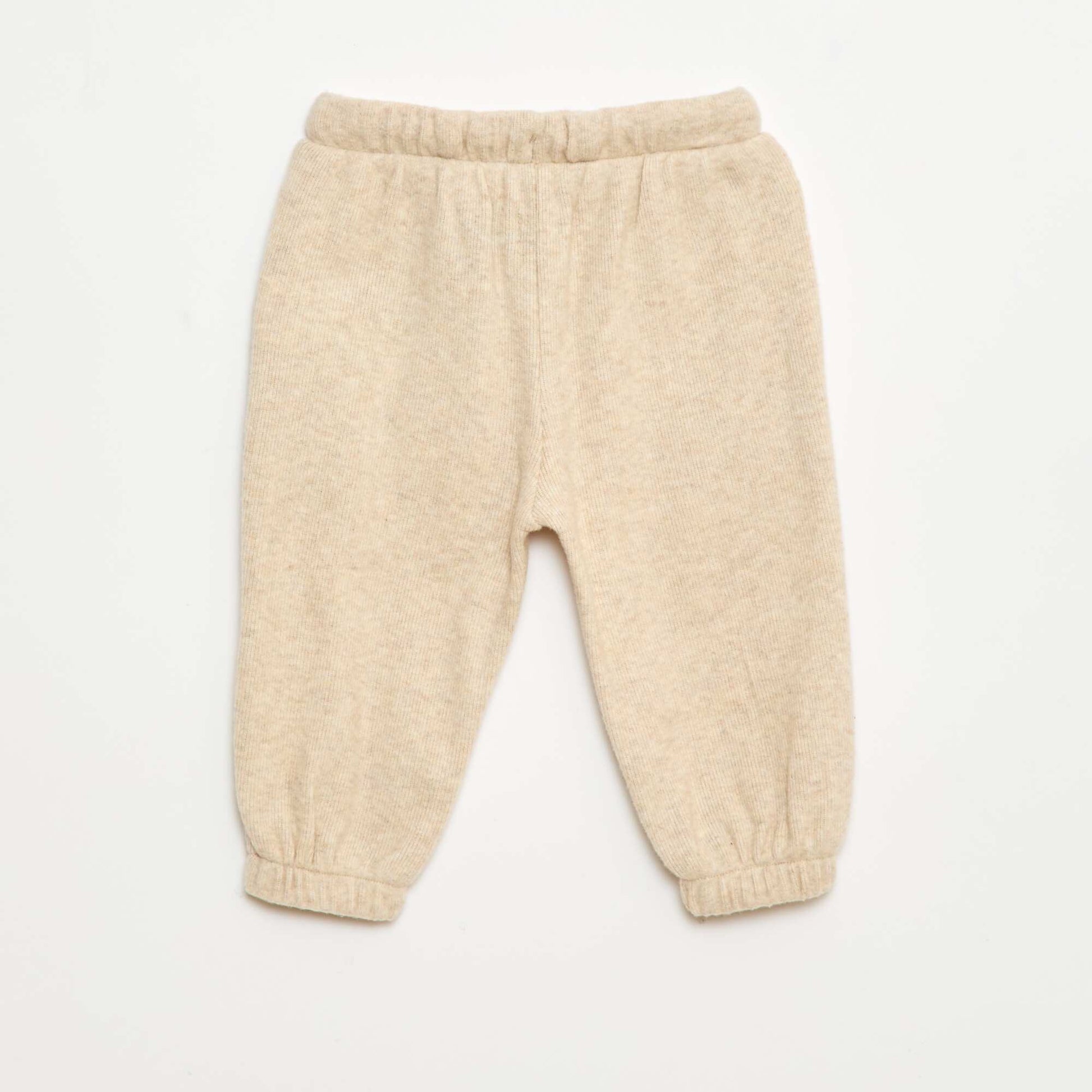 Cosy Knit Joggers BEIGE