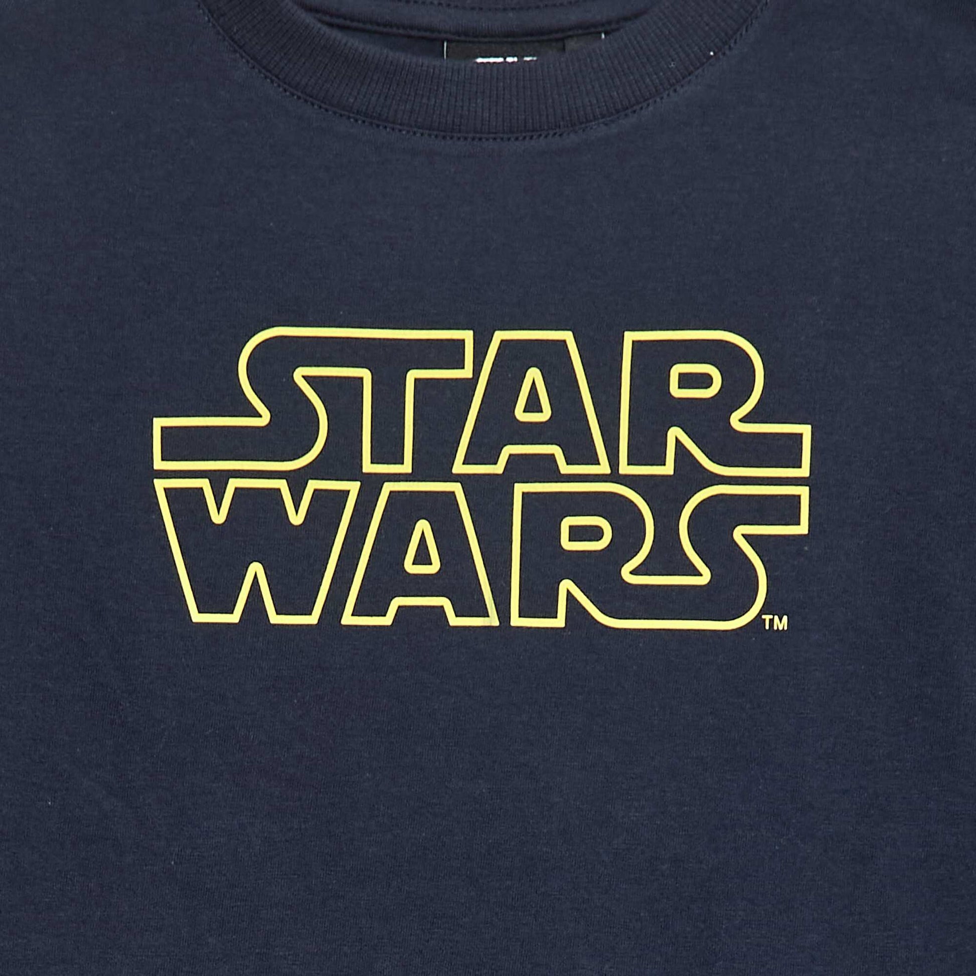 'Star Wars' 'Disney' Printed T-shirt BLUE