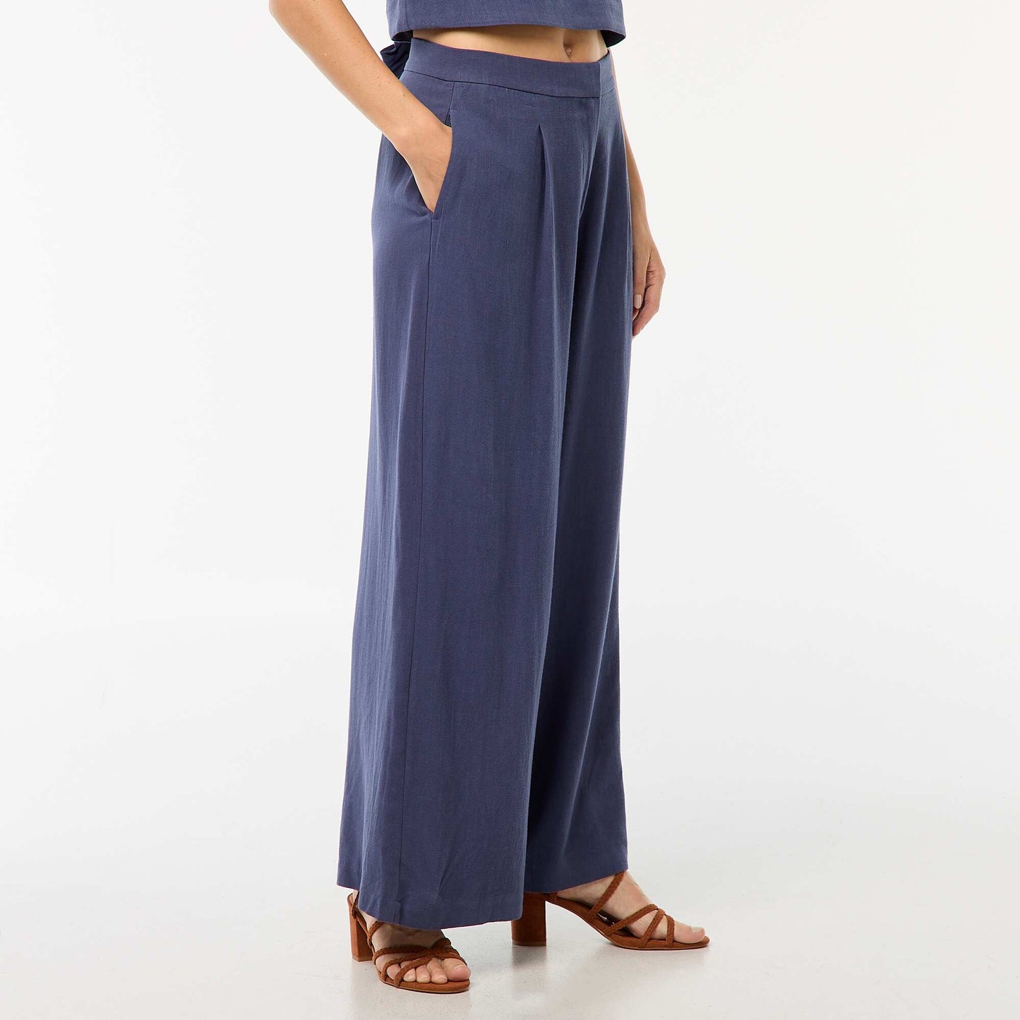 Wide-leg trousers BLUE