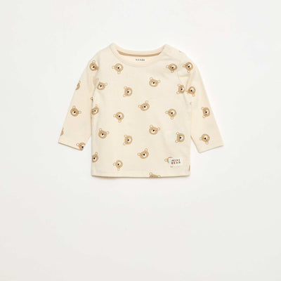 Animated Print T-shirt WHITE
