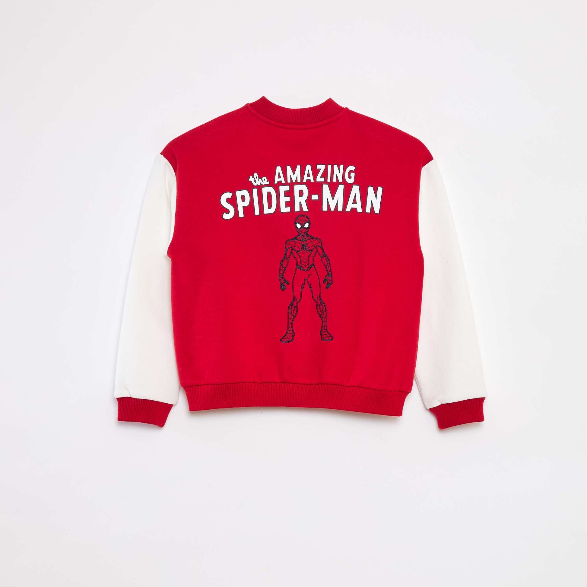 Spider-Man two-tone sweatshirt fabric jacket RED