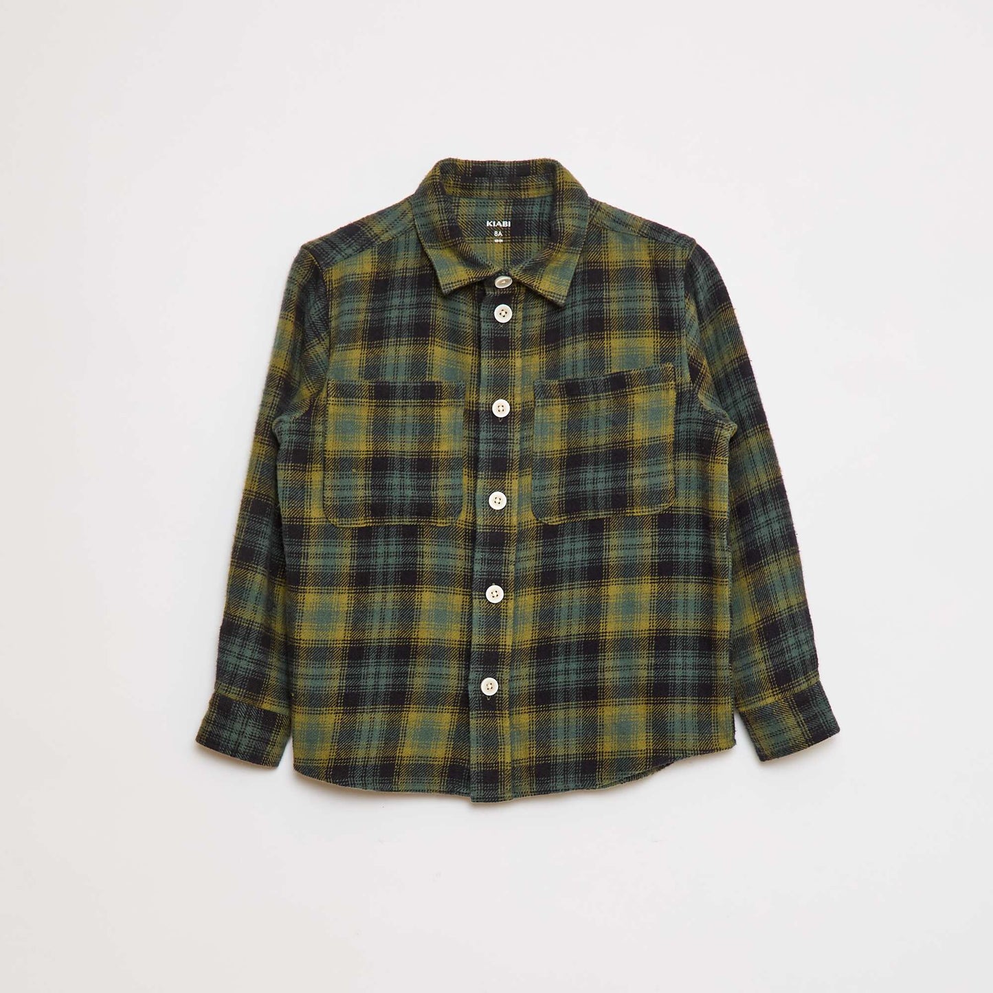 Flannel Check Shirt GREEN