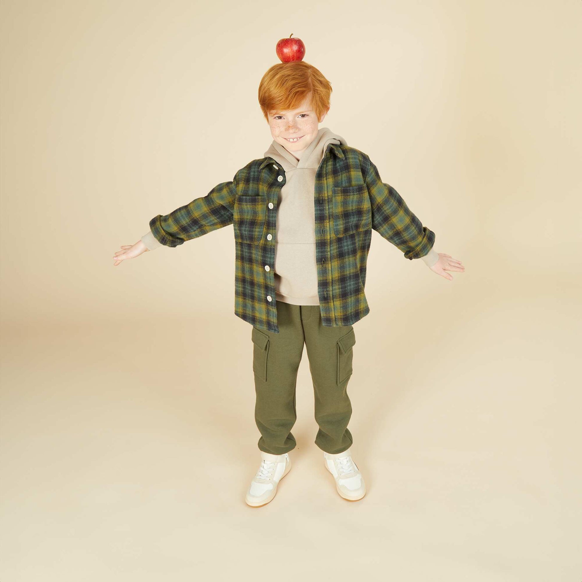 Flannel Check Shirt GREEN