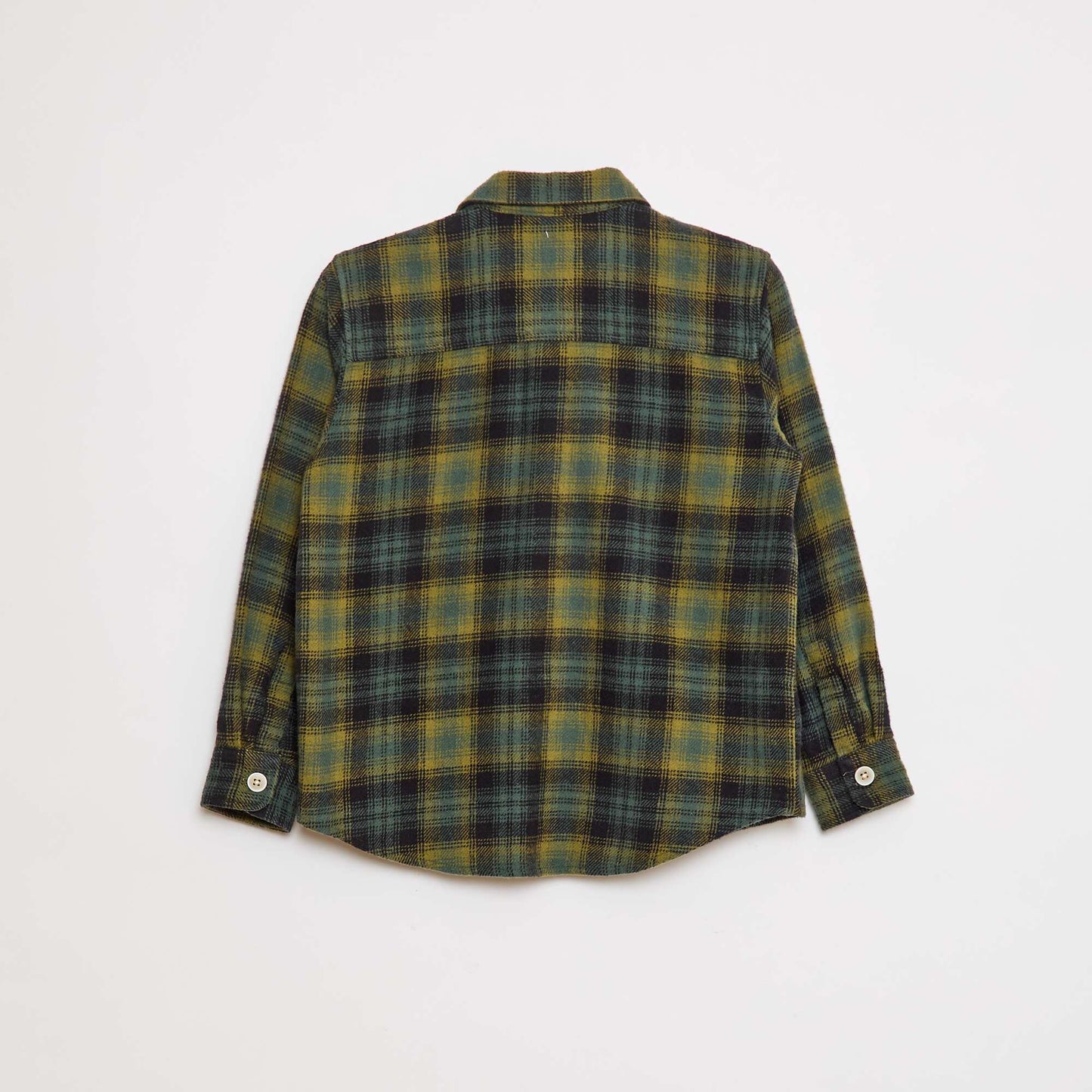 Flannel Check Shirt GREEN