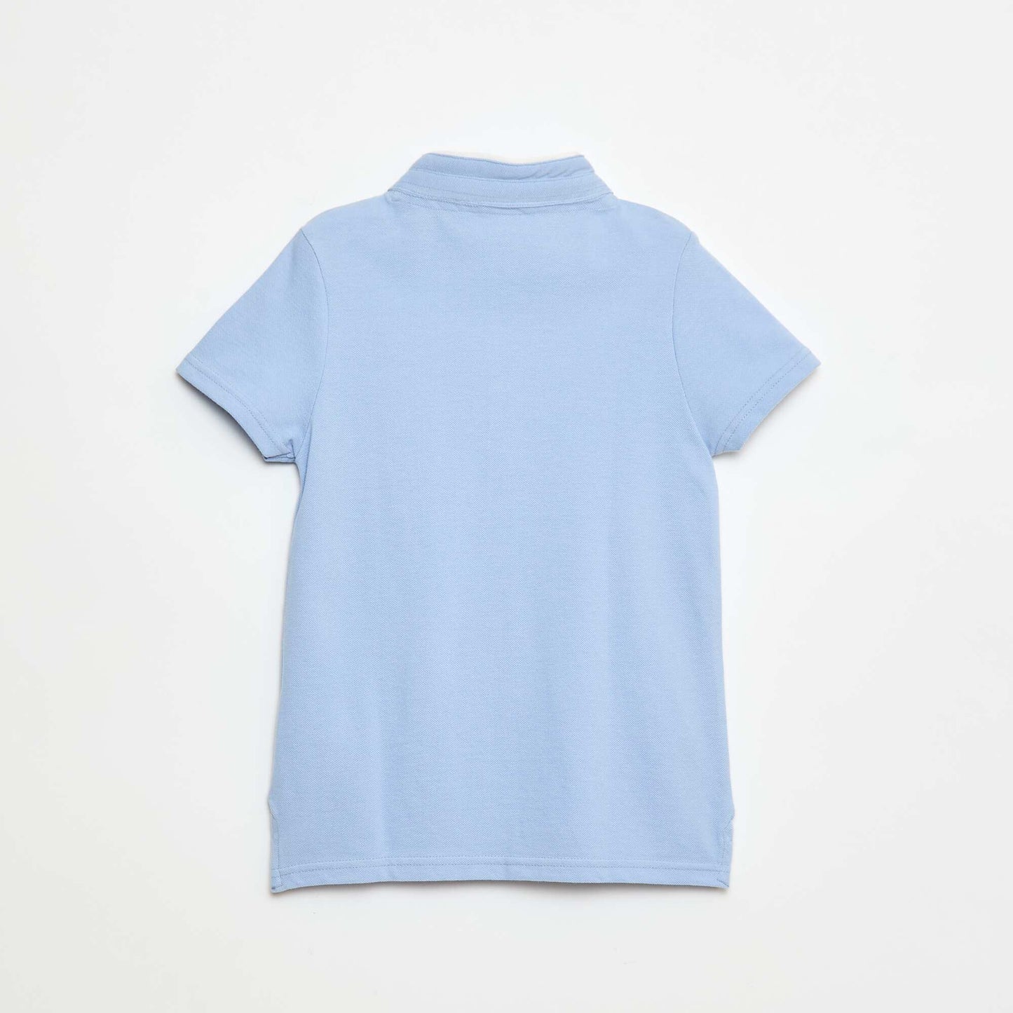 Piqué Knit T-Shirt BLUE