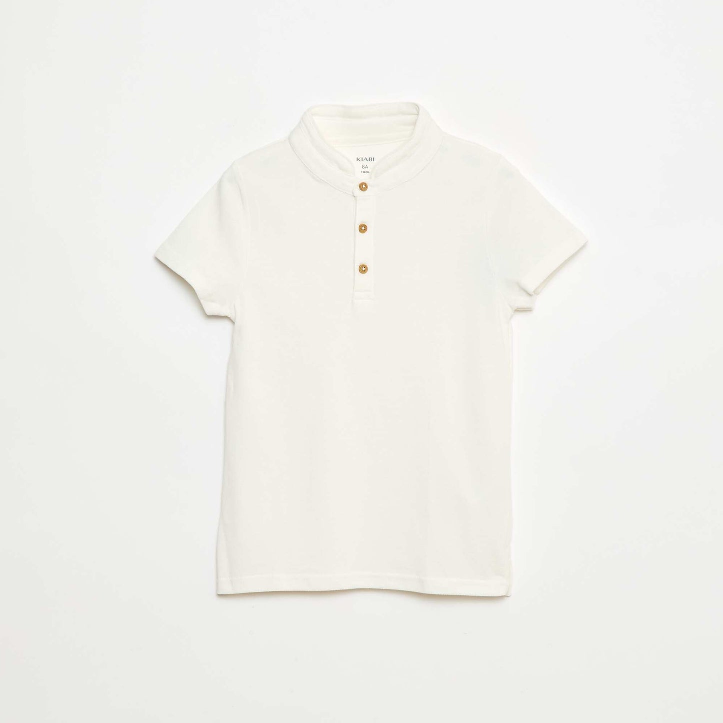 Piqué Knit T-Shirt WHITE