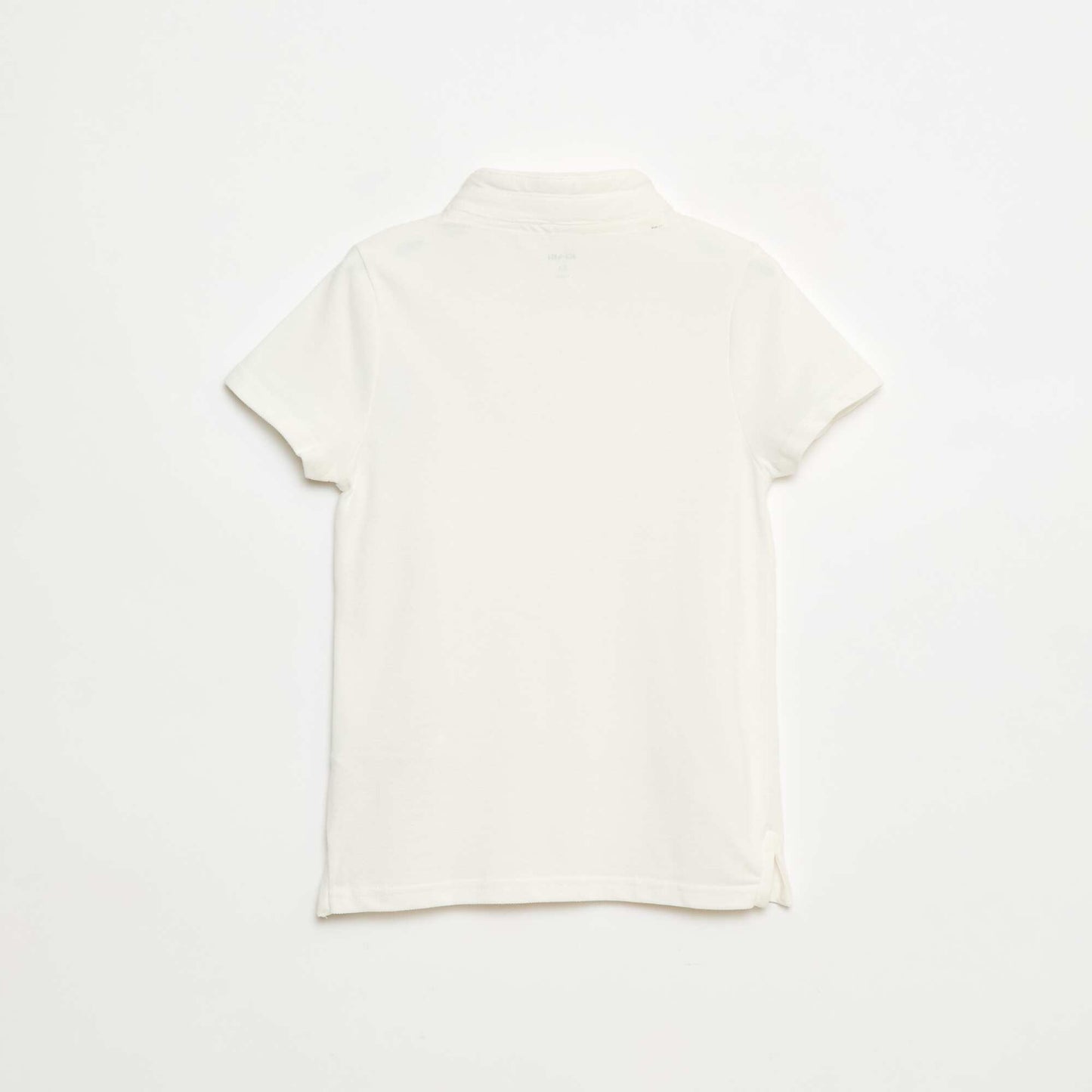 Piqué Knit T-Shirt WHITE
