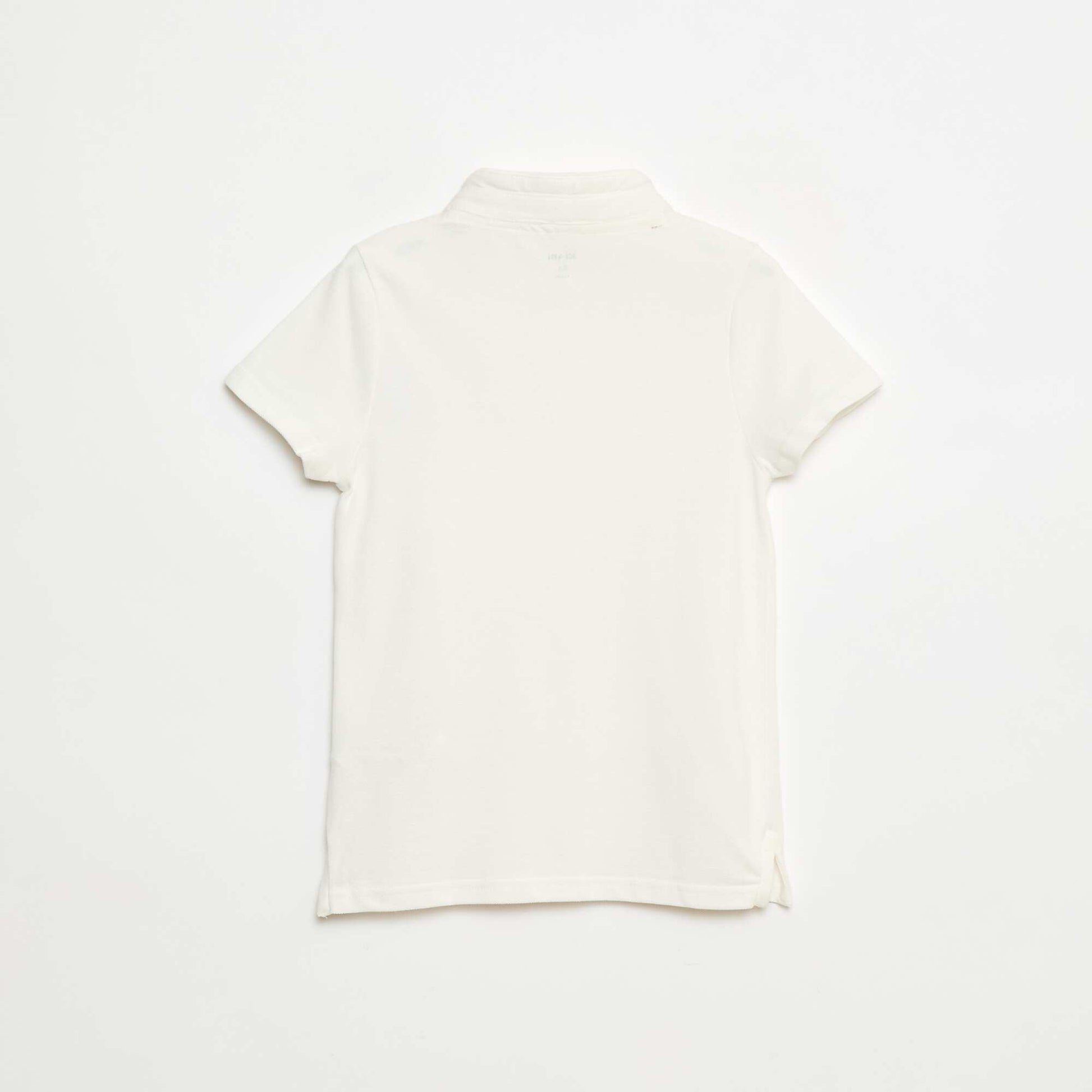 Piqué Knit T-Shirt WHITE