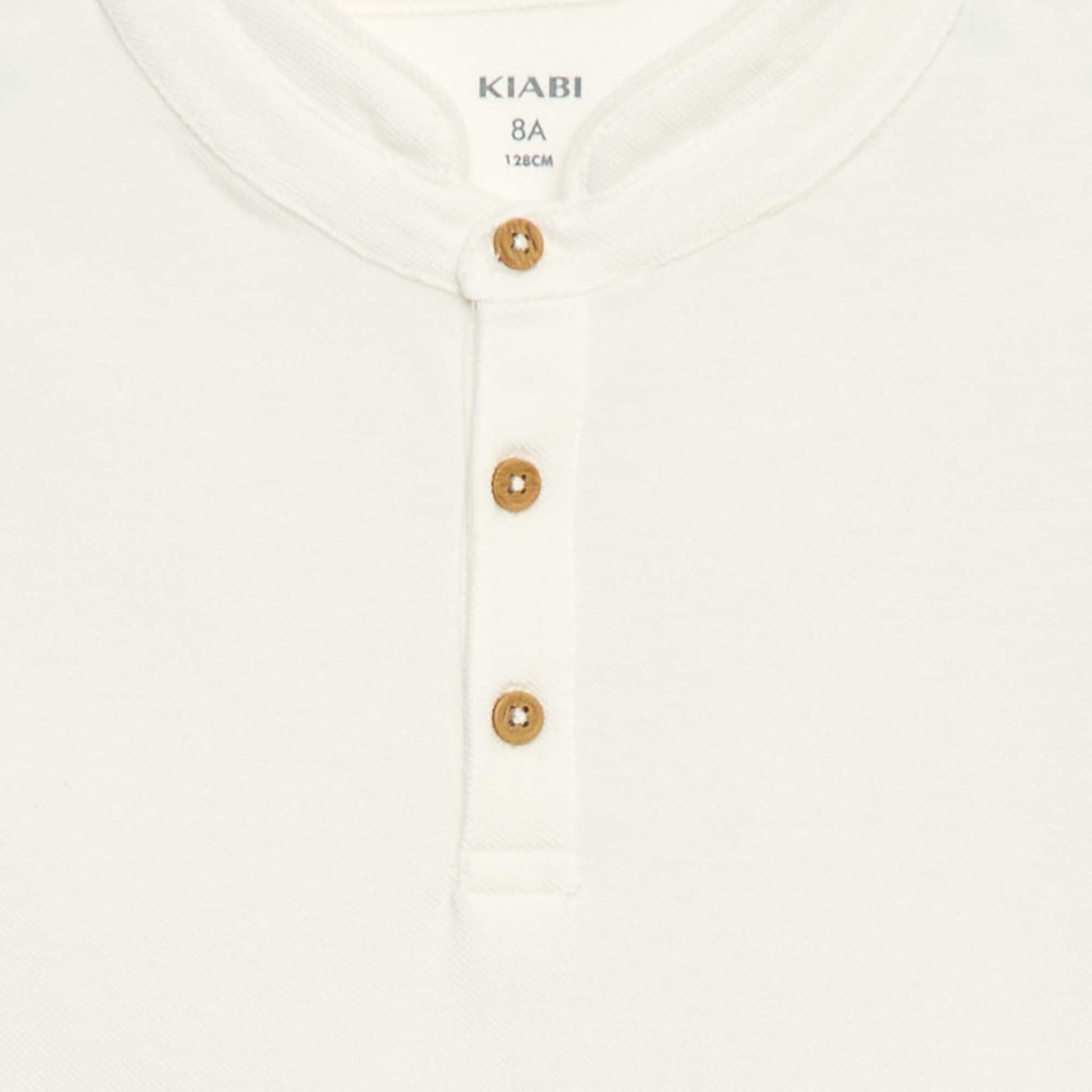 Piqué Knit T-Shirt WHITE