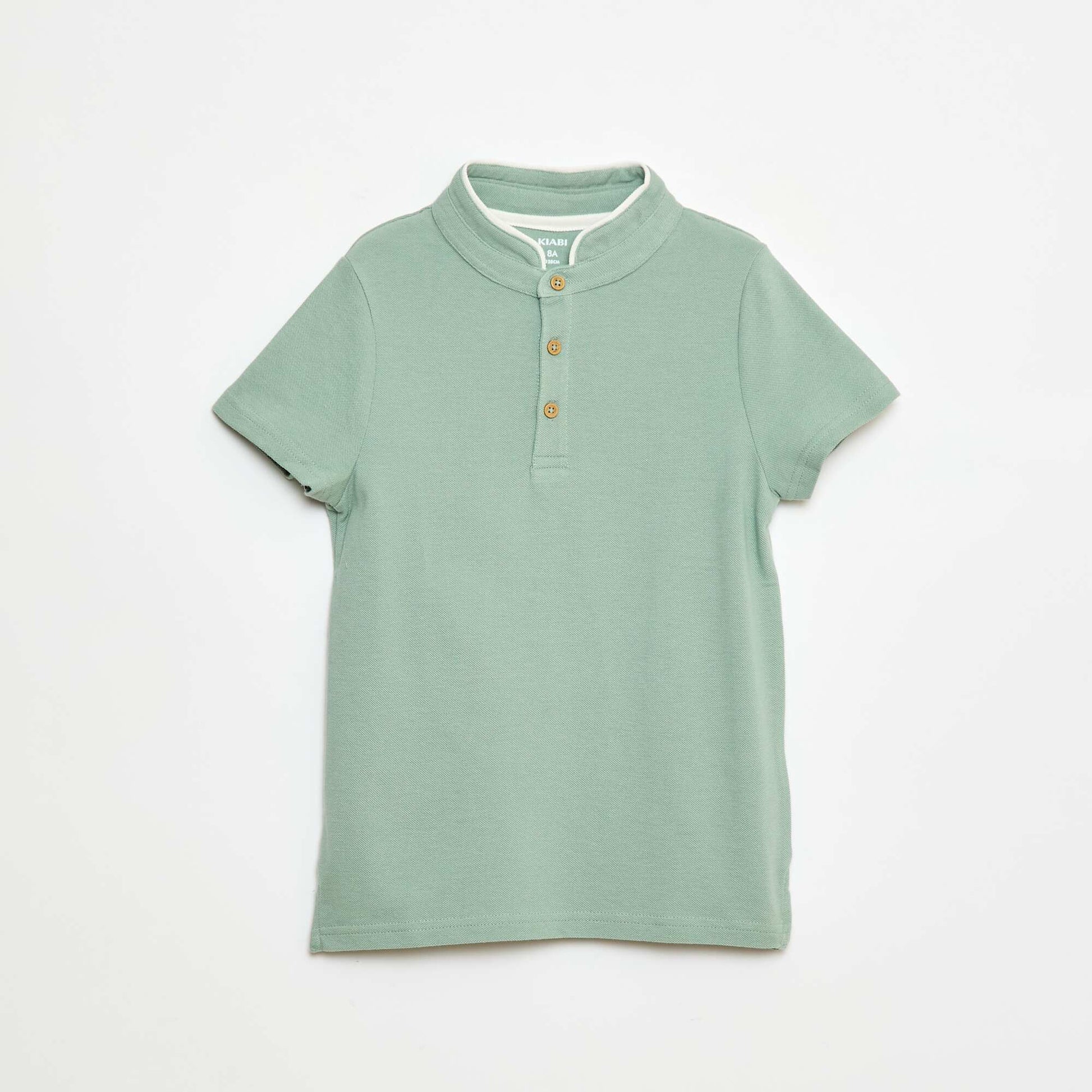 Piqué Knit T-shirt GREEN