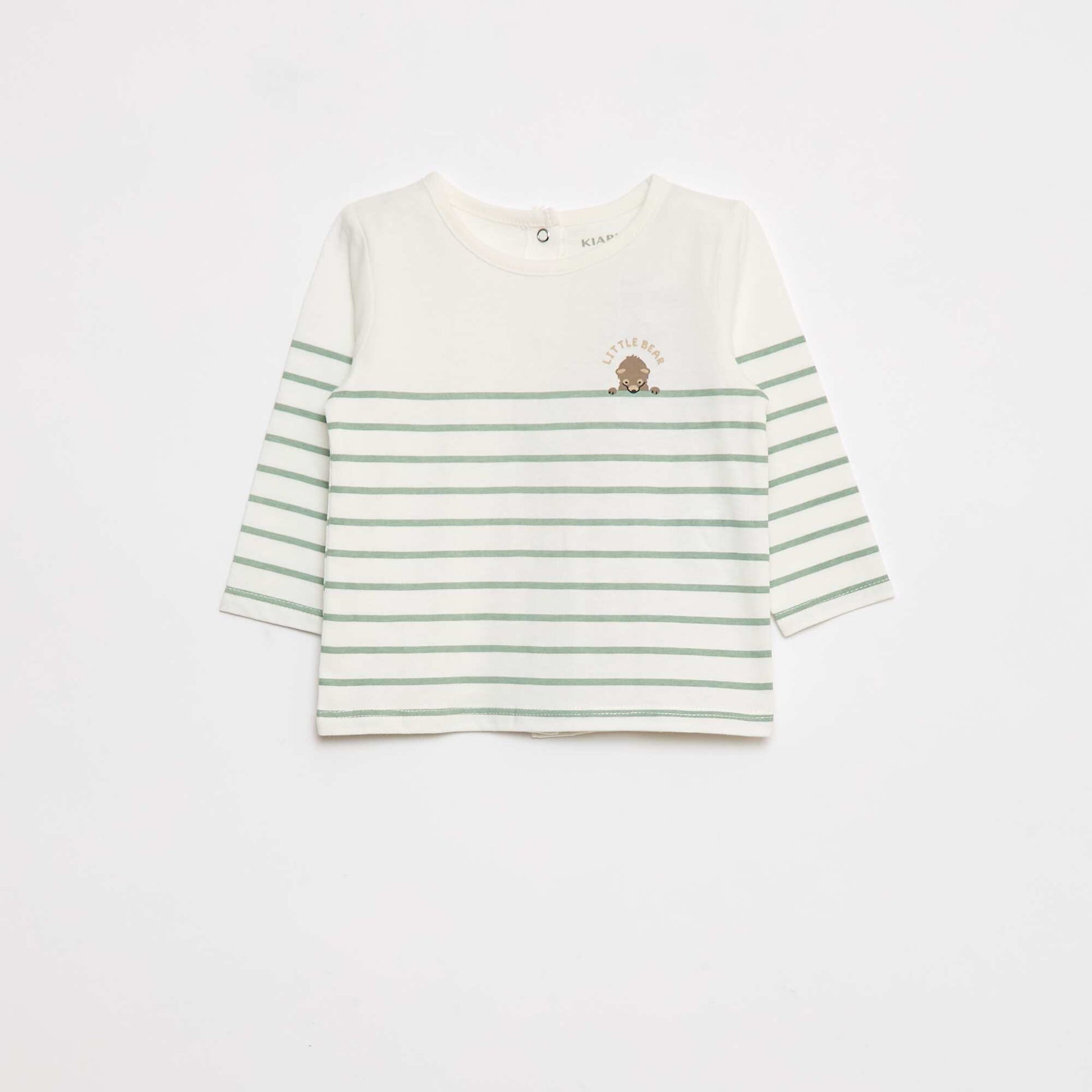 Dino Print T-Shirt WHITE