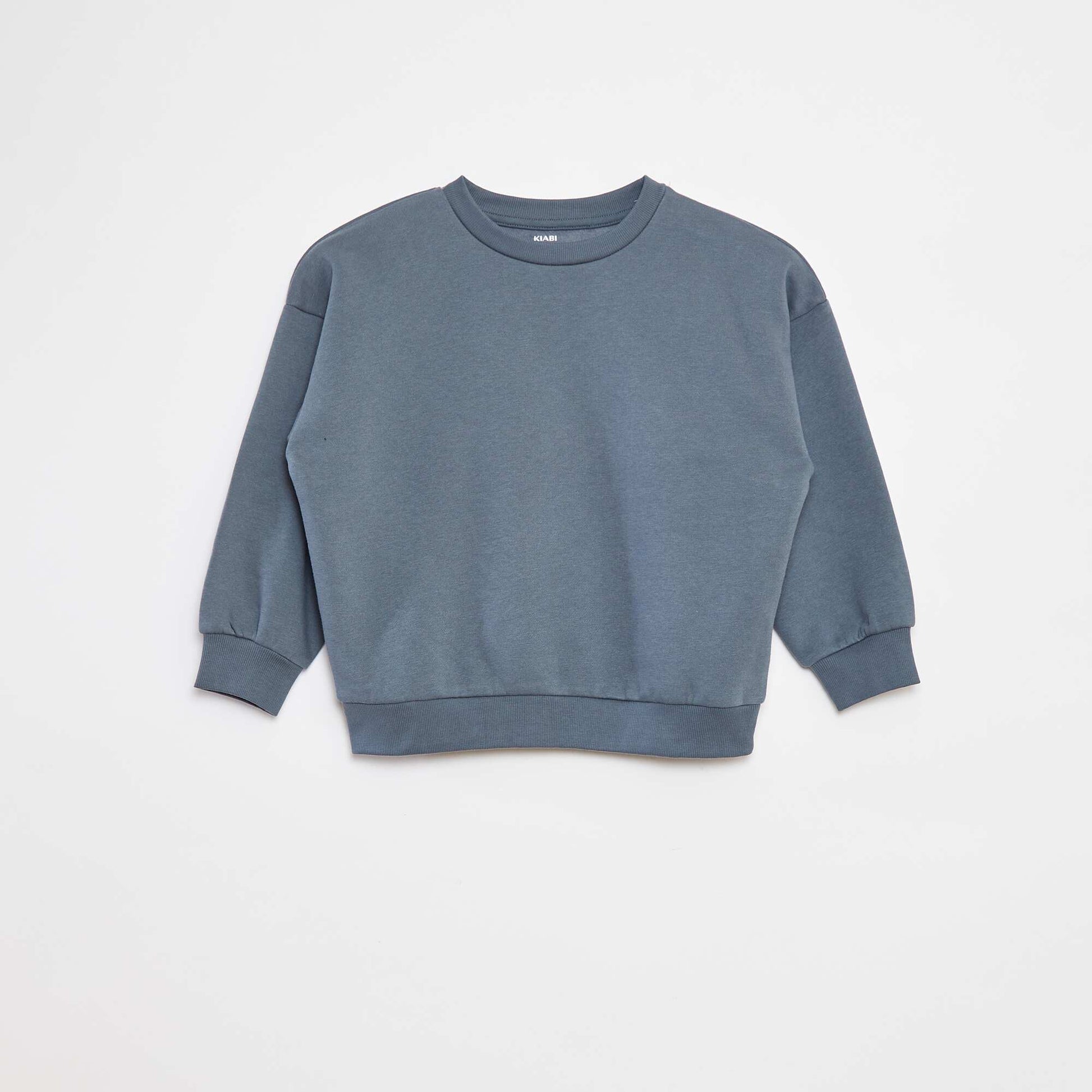 2-Pack of Solid Color Fleece Sweatshirts BLUE