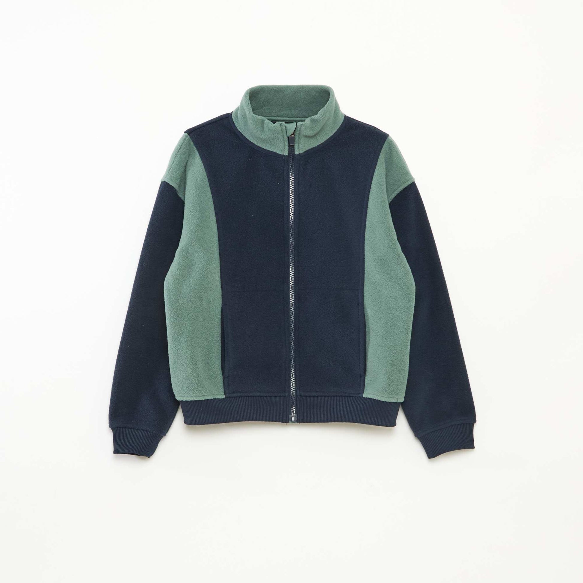 Loose Fleece Sweatshirt BLUE