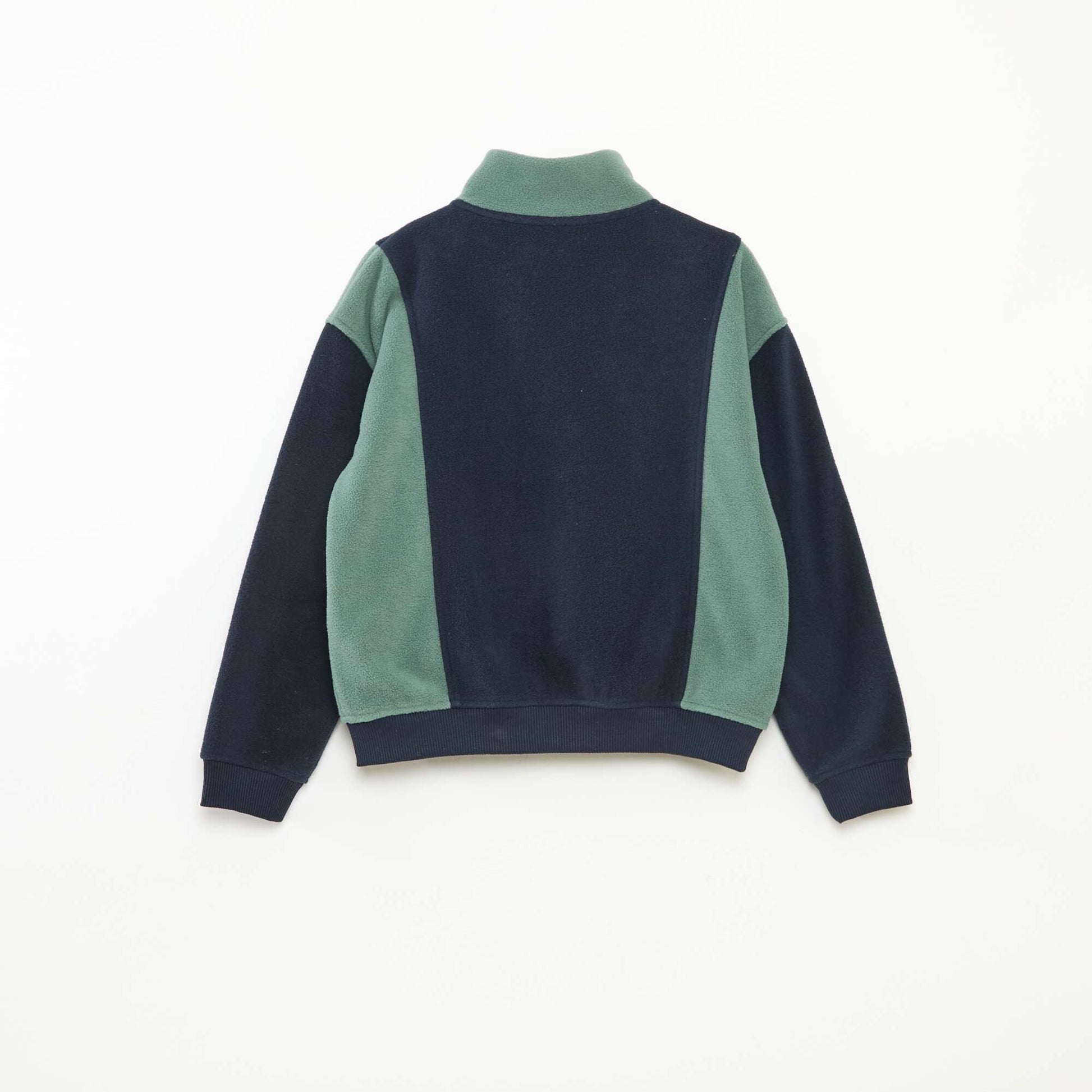 Loose Fleece Sweatshirt BLUE